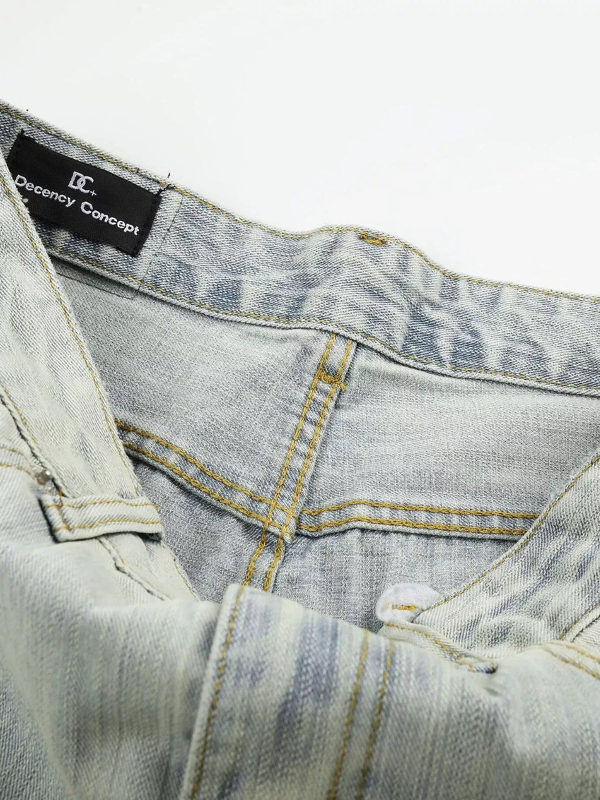 Men's Washed Wide Leg Jeans - Lilixa.store