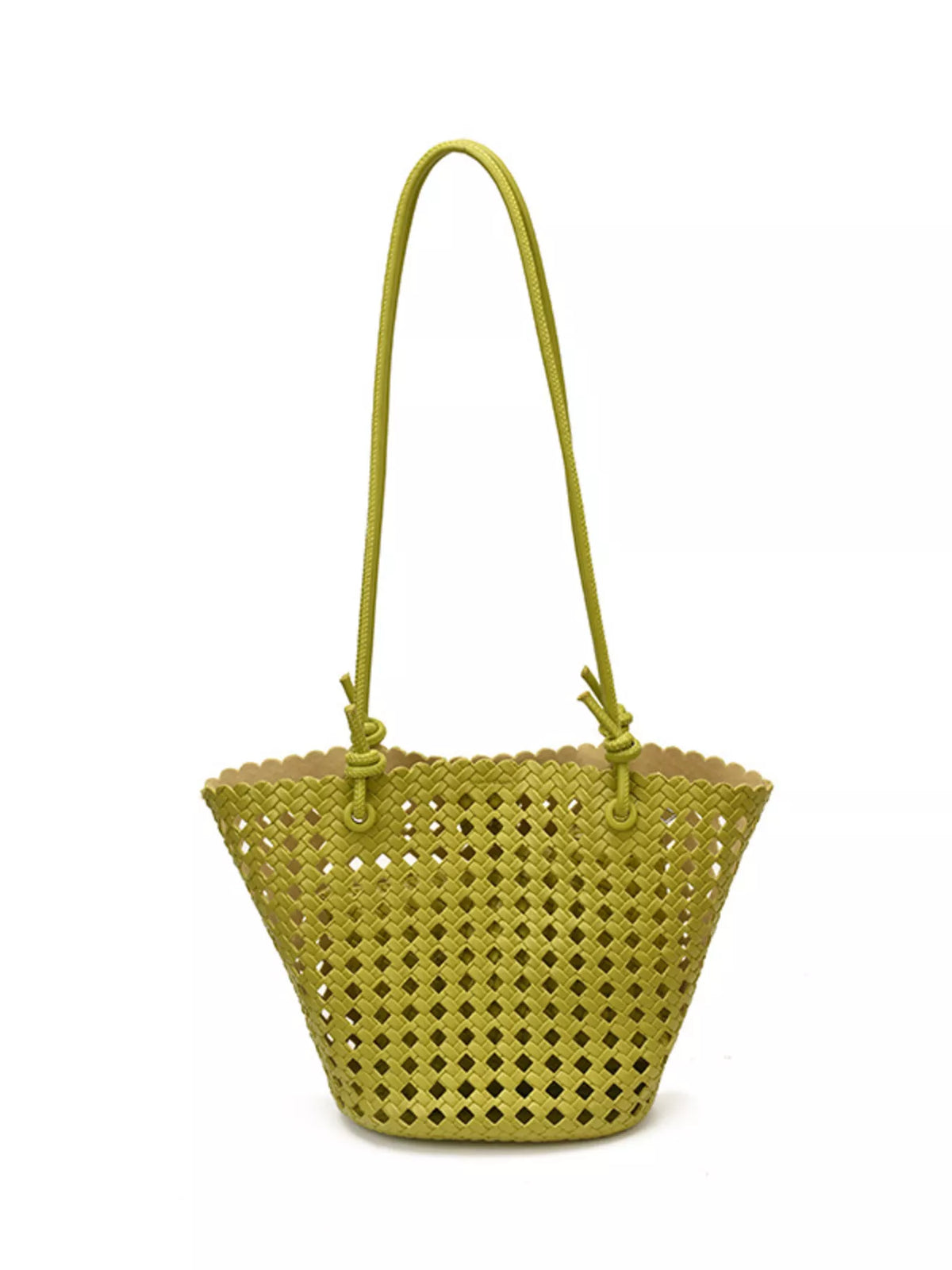 Woven Leather Shoulder Bag - Lilixa.store