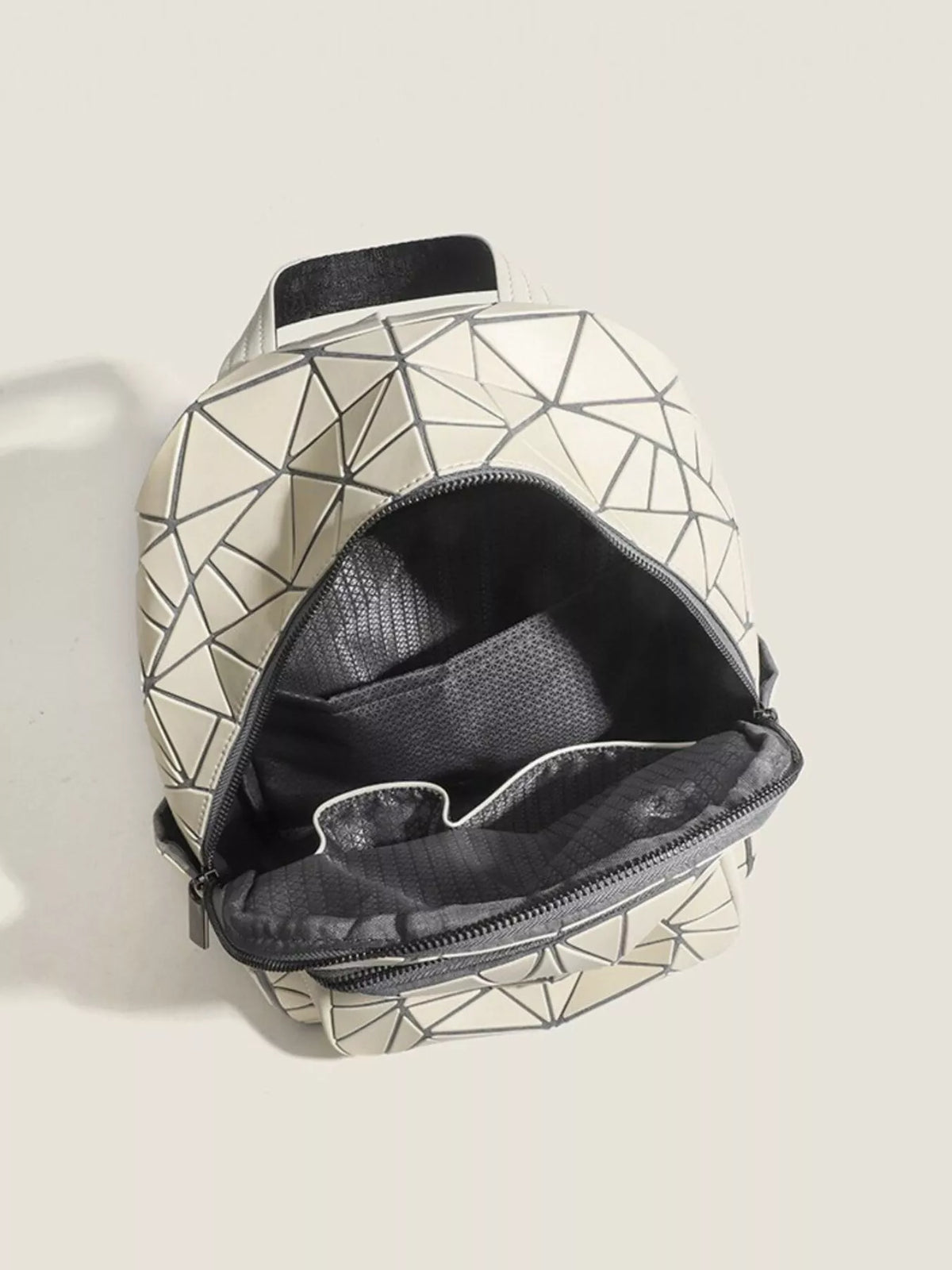 Geometric Lattice Pattern Fashion Backpack Bag, view 9