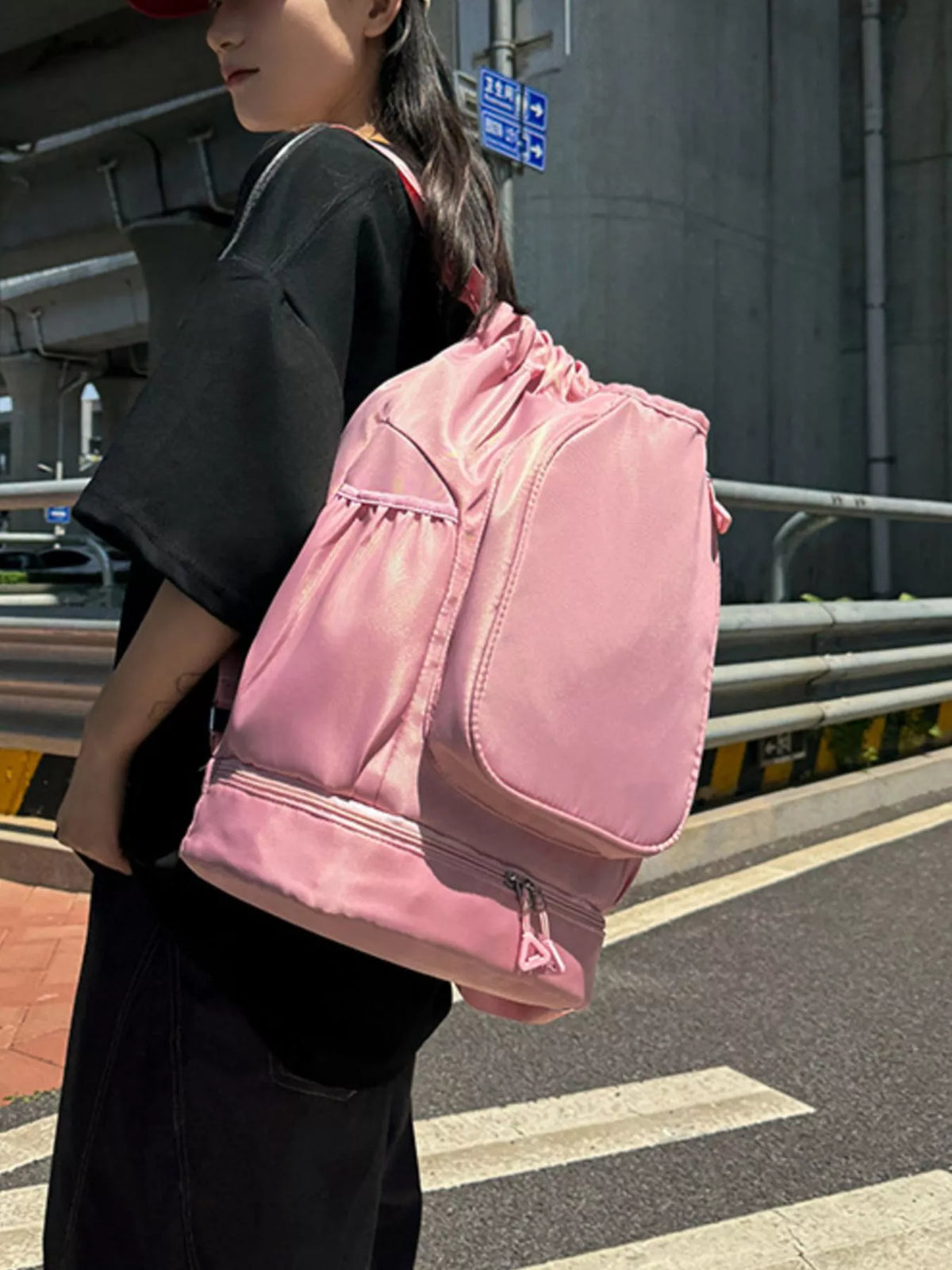 Drawstring Backpack Duffle Bag - Lilixa.store