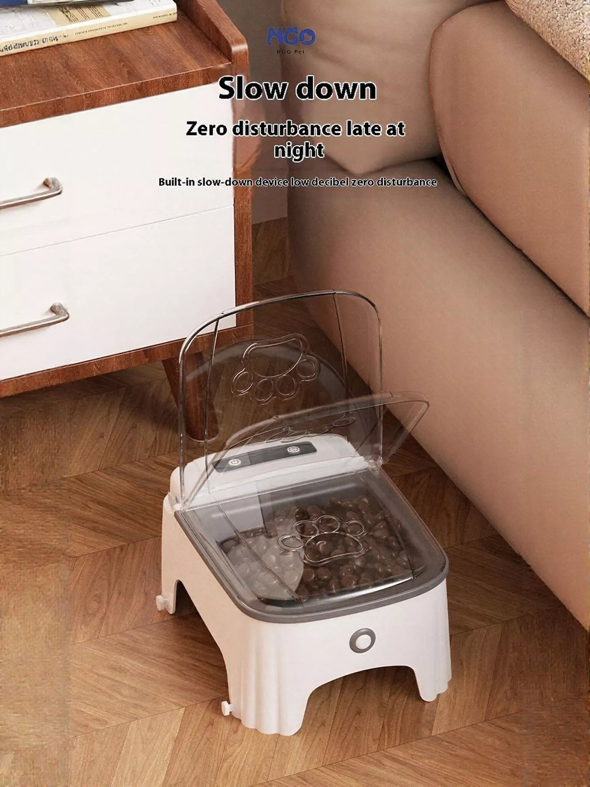 Automatic Pet Feeder with Elevated Bowl - Lilixa.store