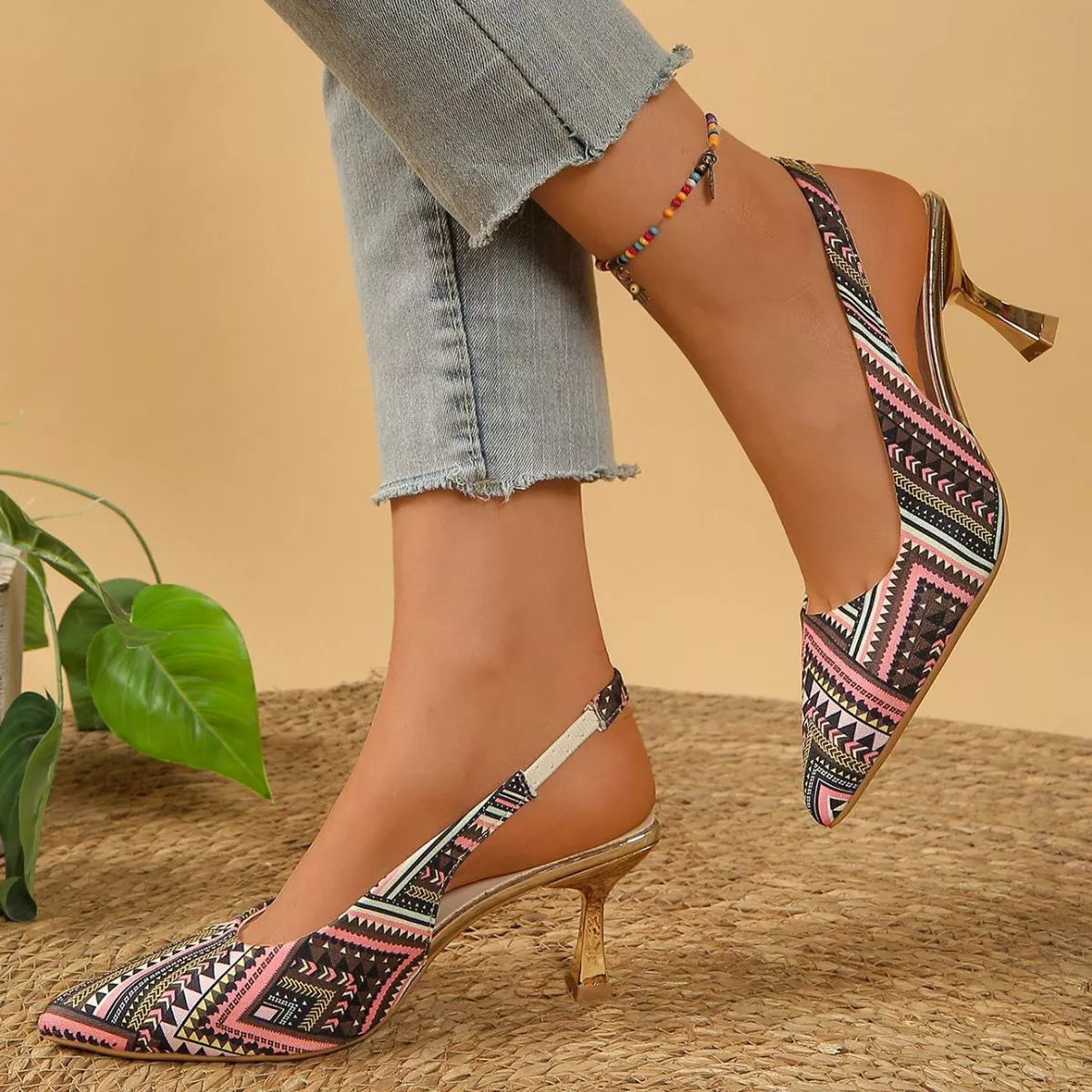 Point Toe Slingback Pumps - Lilixa.store