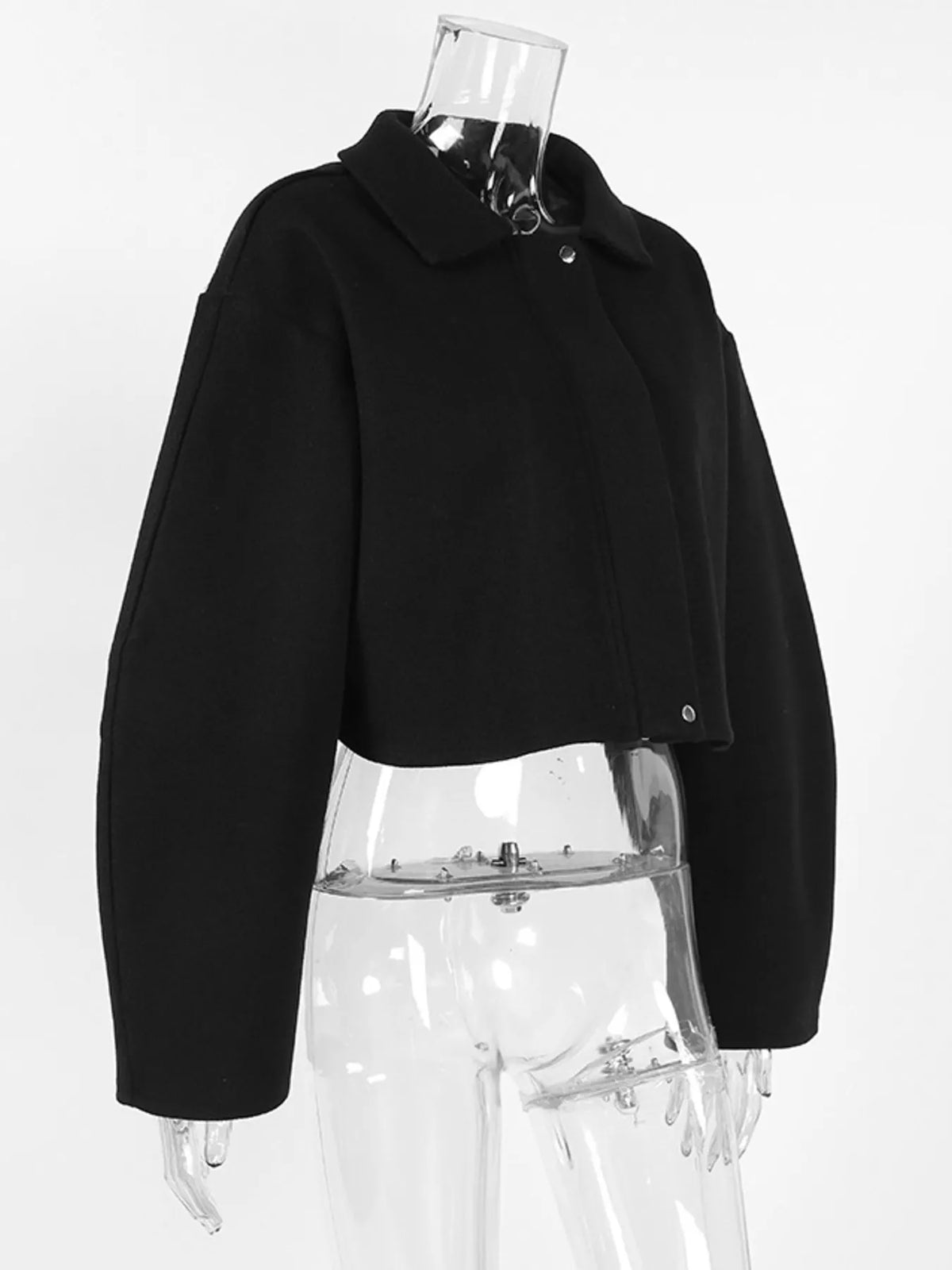 Zip Up Cropped Jacket