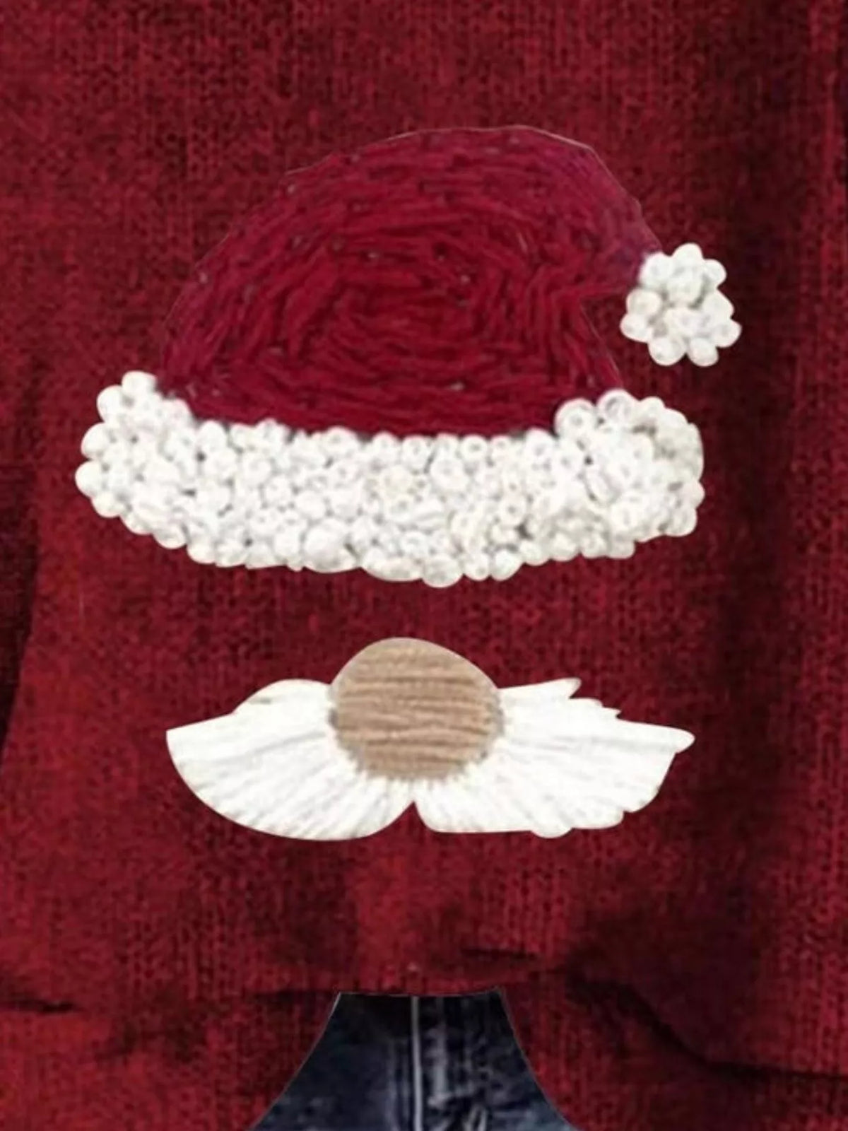 Christmas Graphic Dropped Shoulder Sweater
