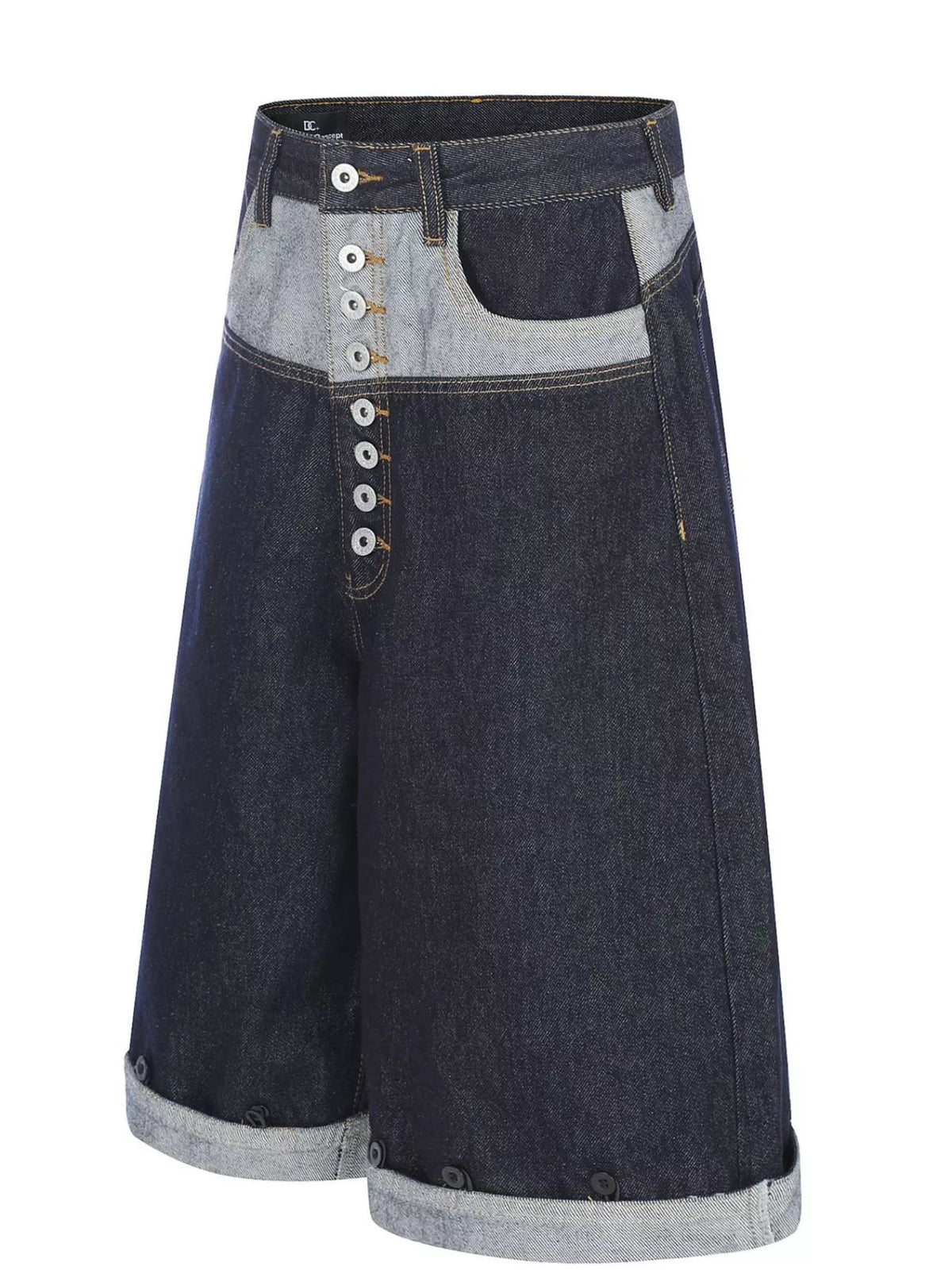 Men's Button Fly Denim Capris - Lilixa.store