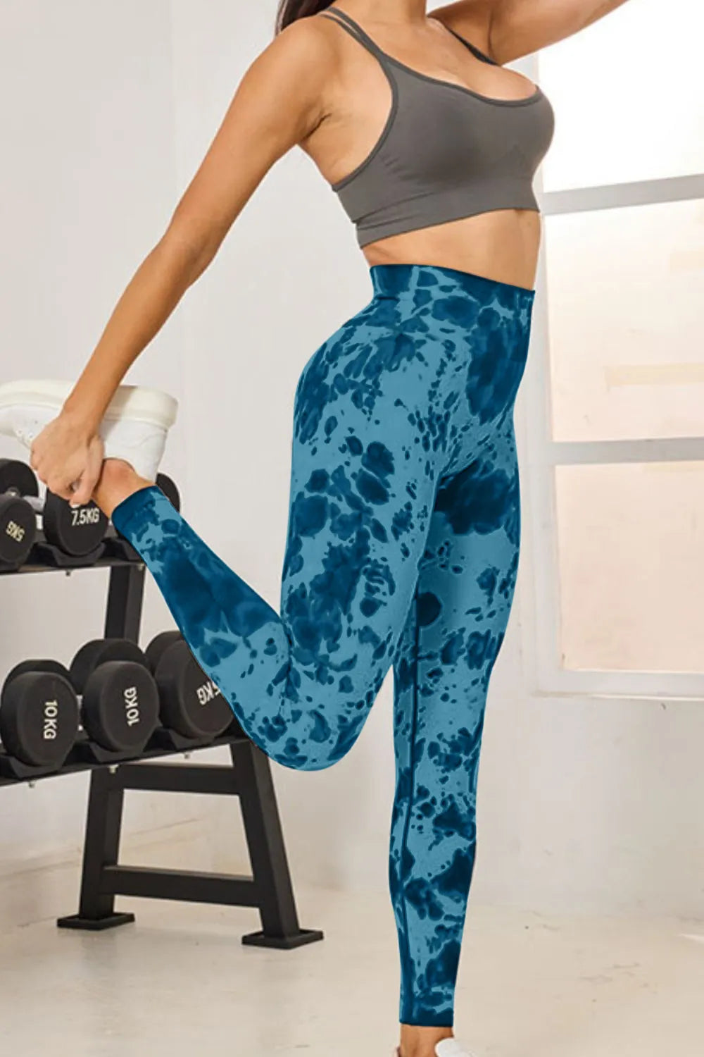 Tie-Dye High Waist Active Leggings - Lilixa.store