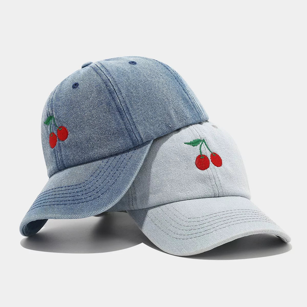 Cherry Embroidery Baseball Cap - Lilixa.store