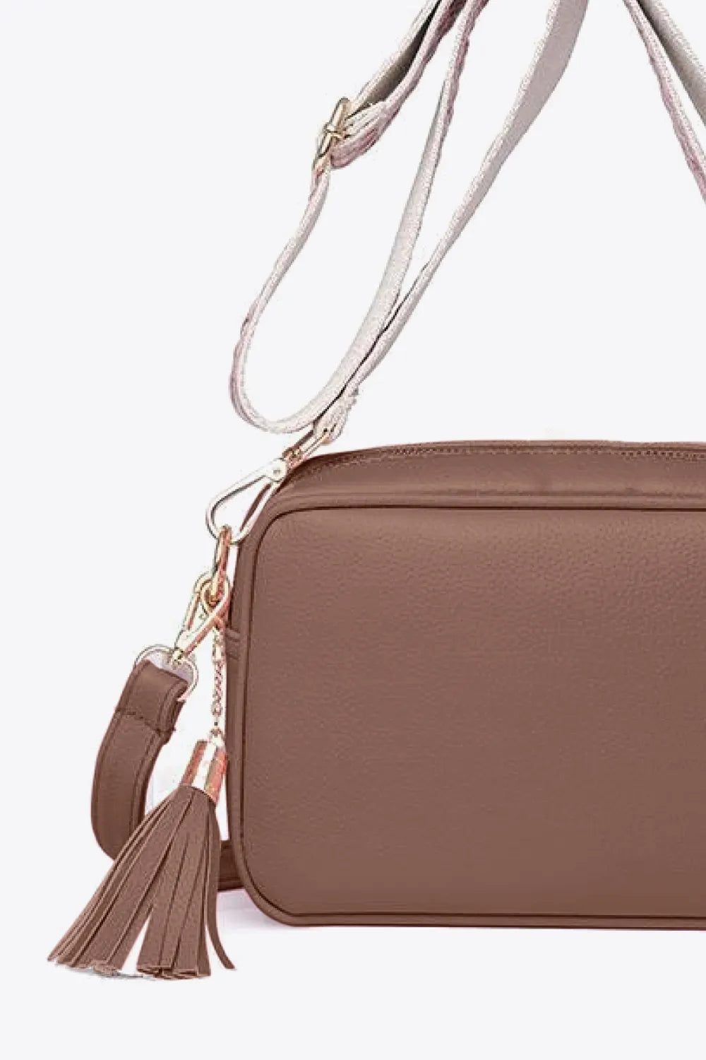 PU Leather Tassel Crossbody Bag - Lilixa.store