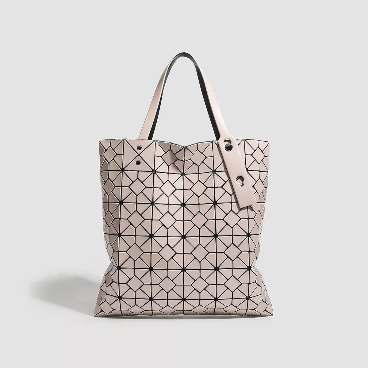 Geometric Lattice Pattern Handbag