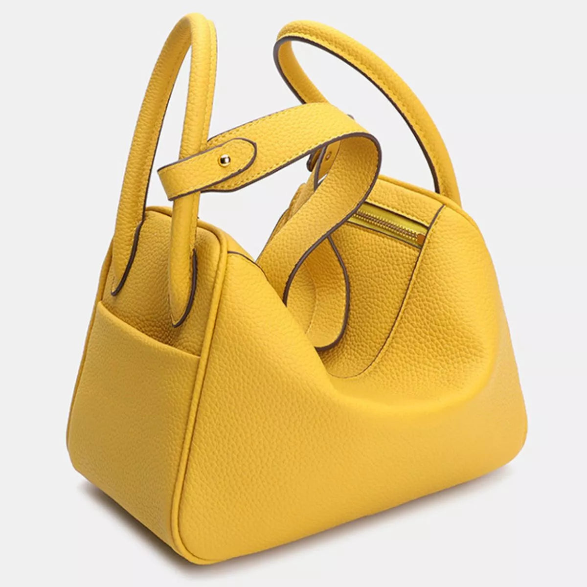 Textured PU Leather Handbag