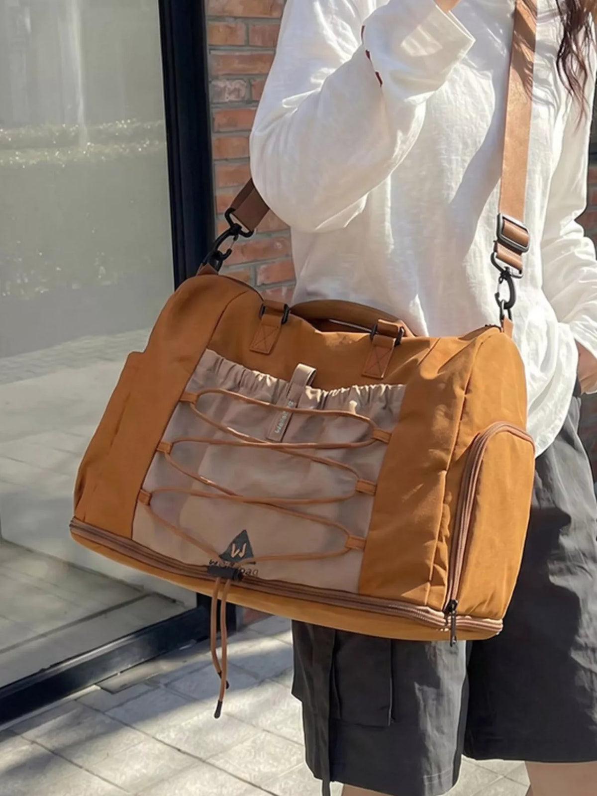 Duffel Bag with Multiple Pockets - Lilixa.store