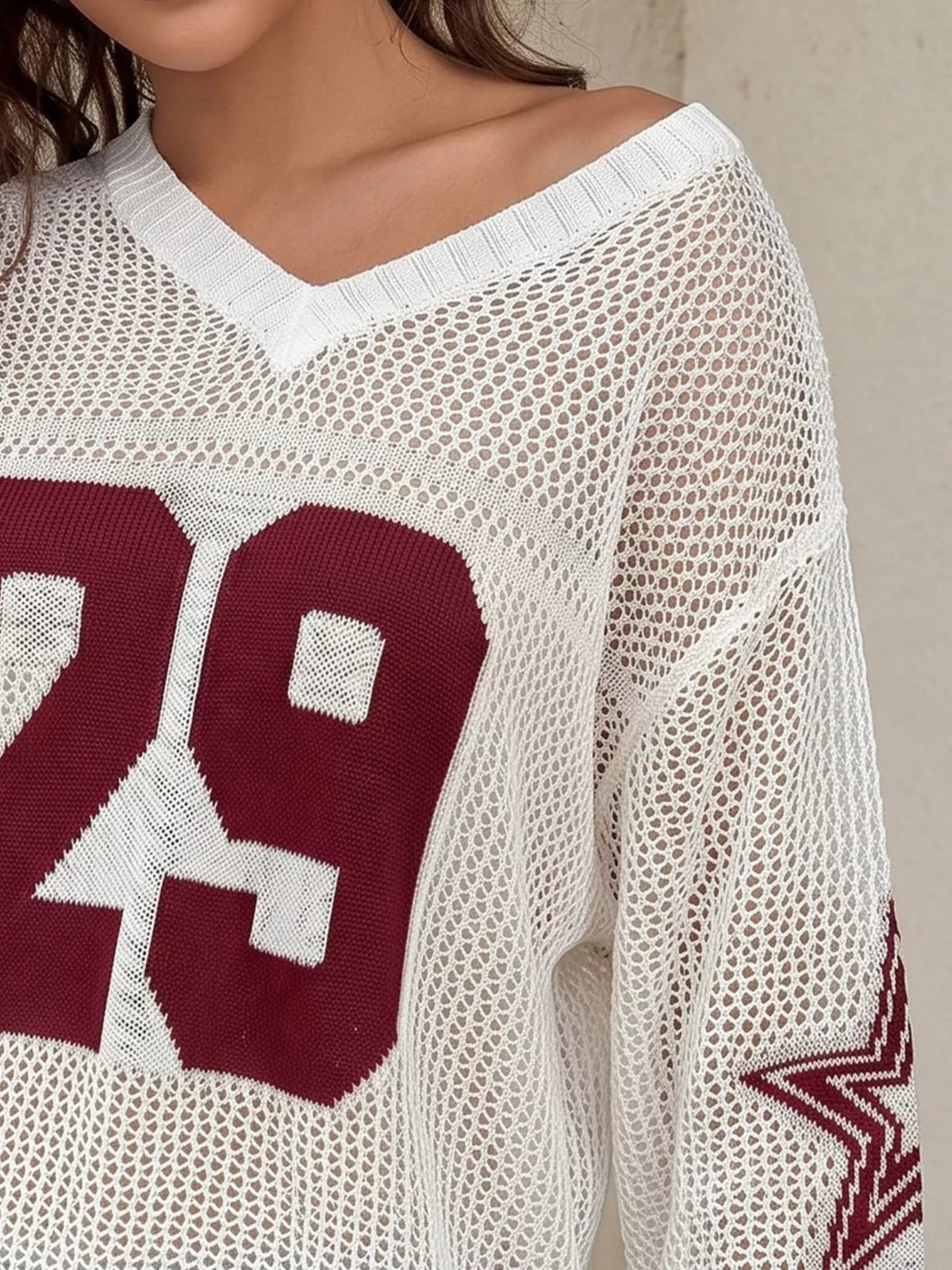 Number 29 Openwork Knit Cover Up