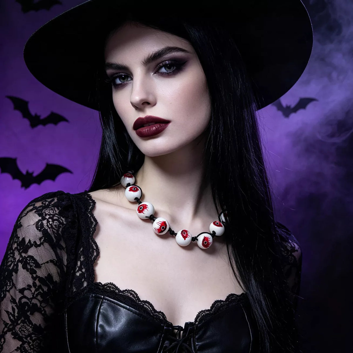 Halloween Beaded Choker Necklace