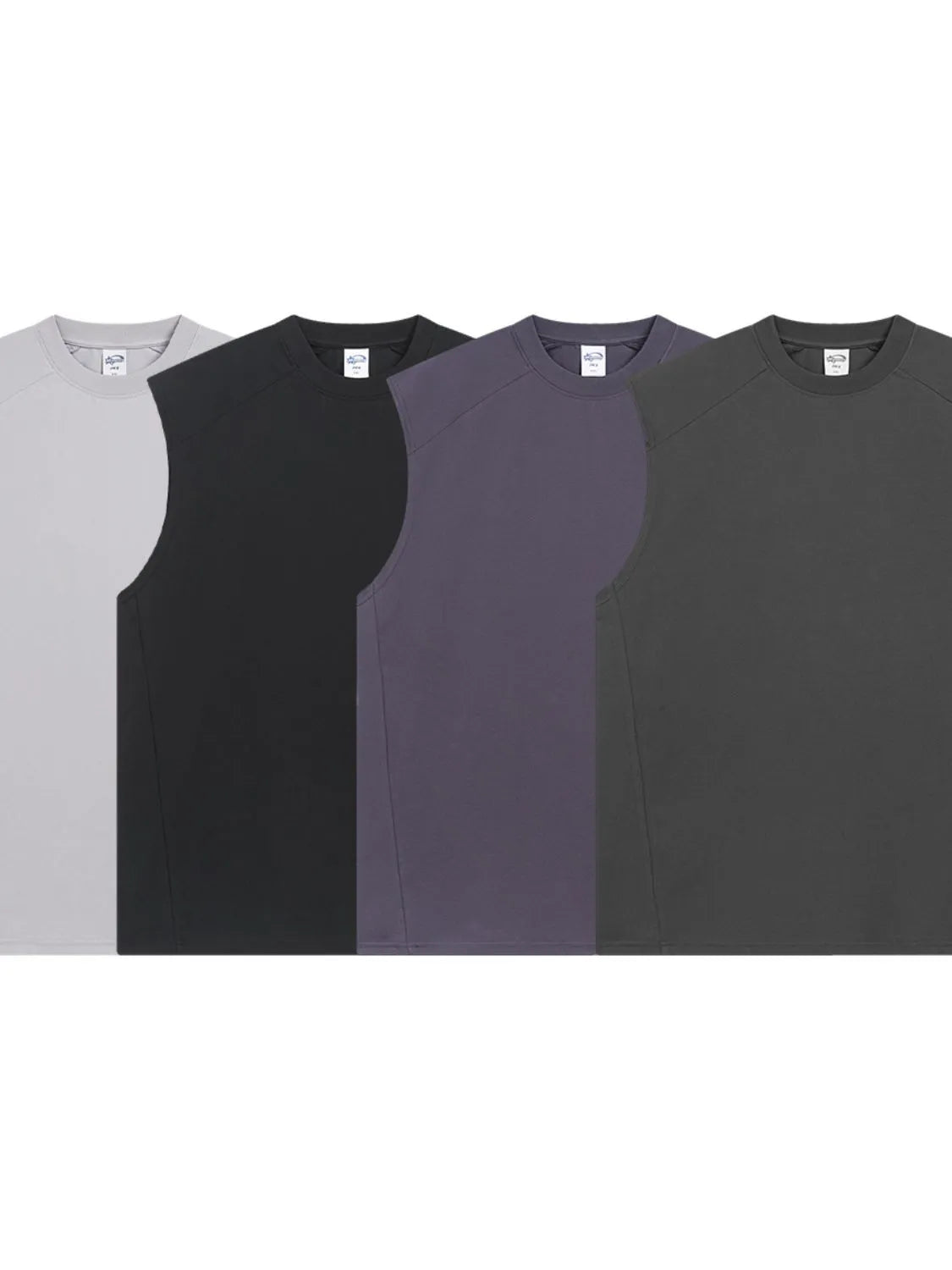 Men's Solid Color Round Neck Tank - Lilixa.store