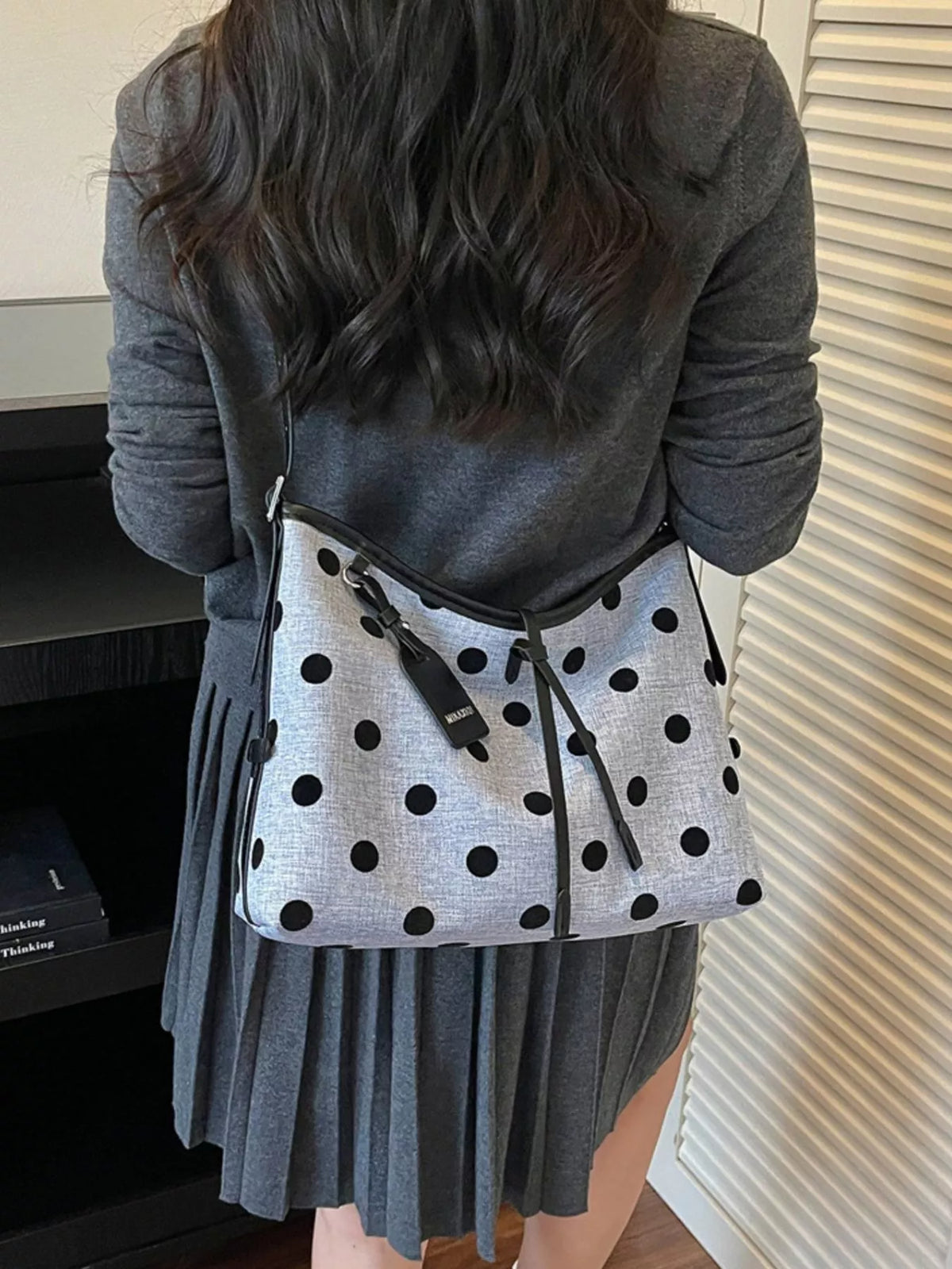 Polka Dot Shoulder Bag - Lilixa.store