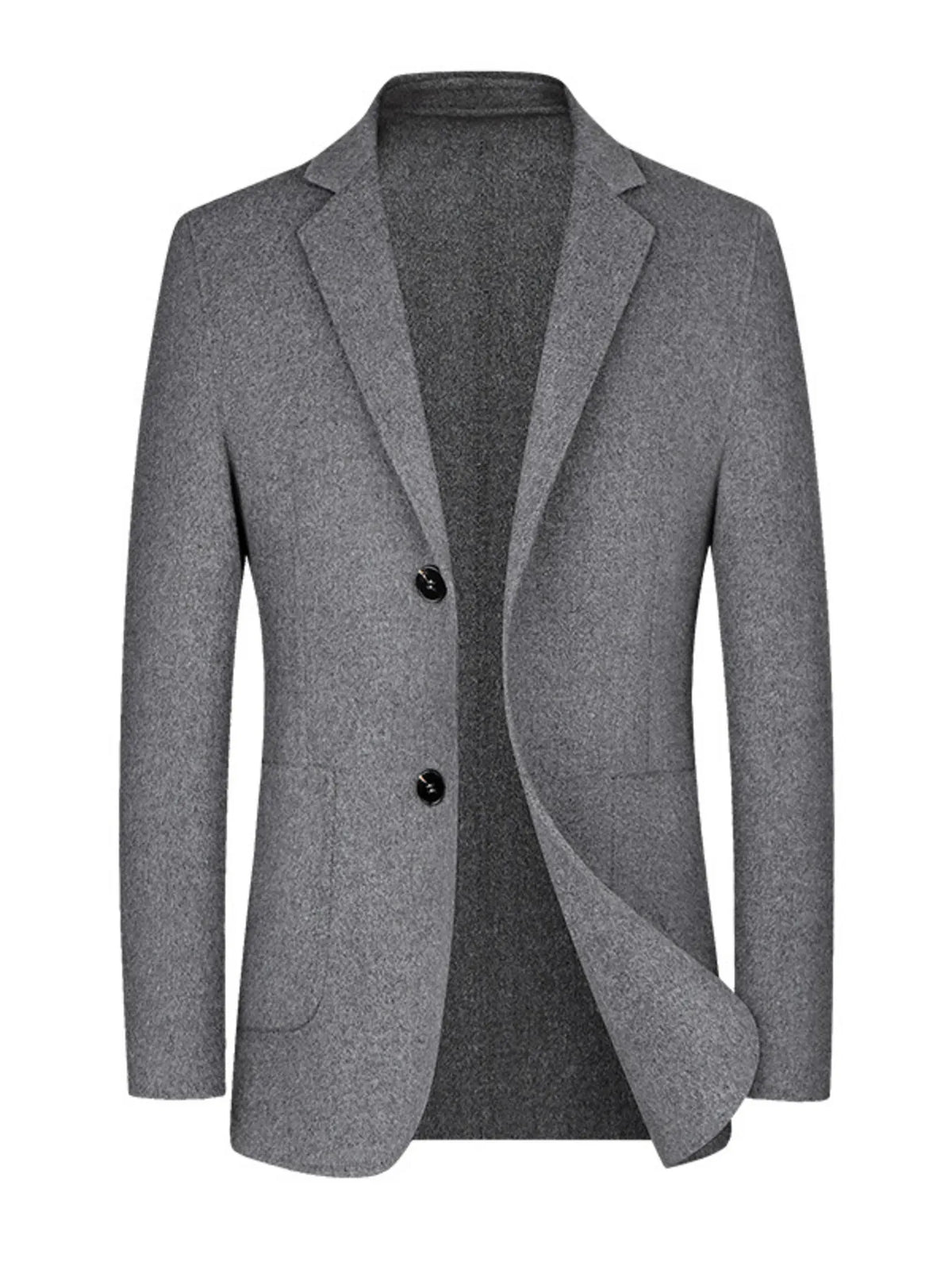 Men's Full Size Classic Fit Button Up Blazer Plus Size - Lilixa.store