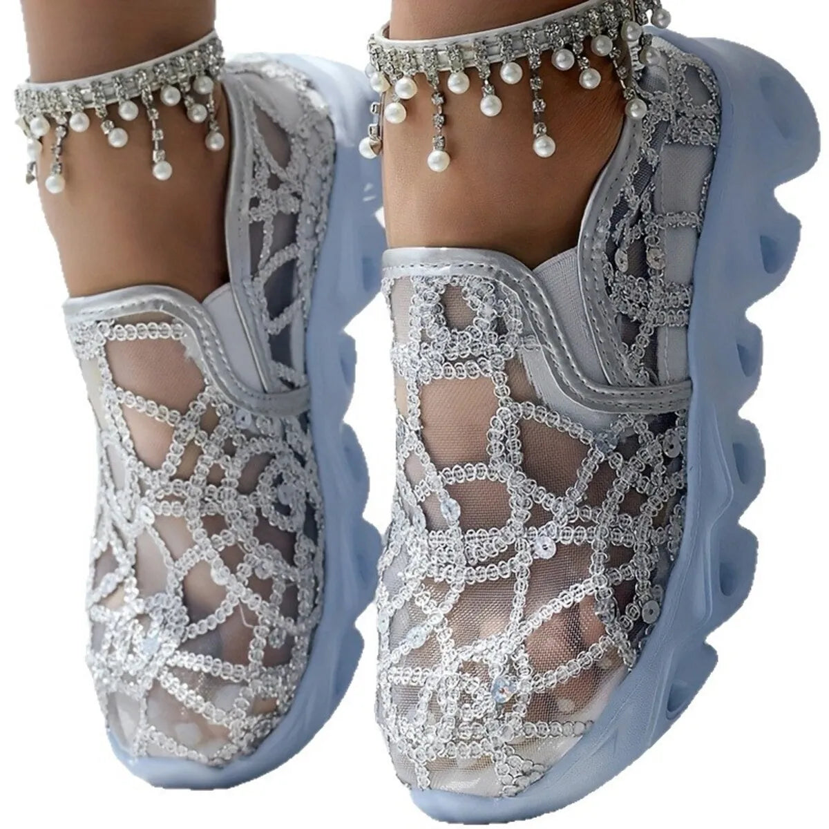 Breathable Mesh Platform Athletics - Lilixa.store