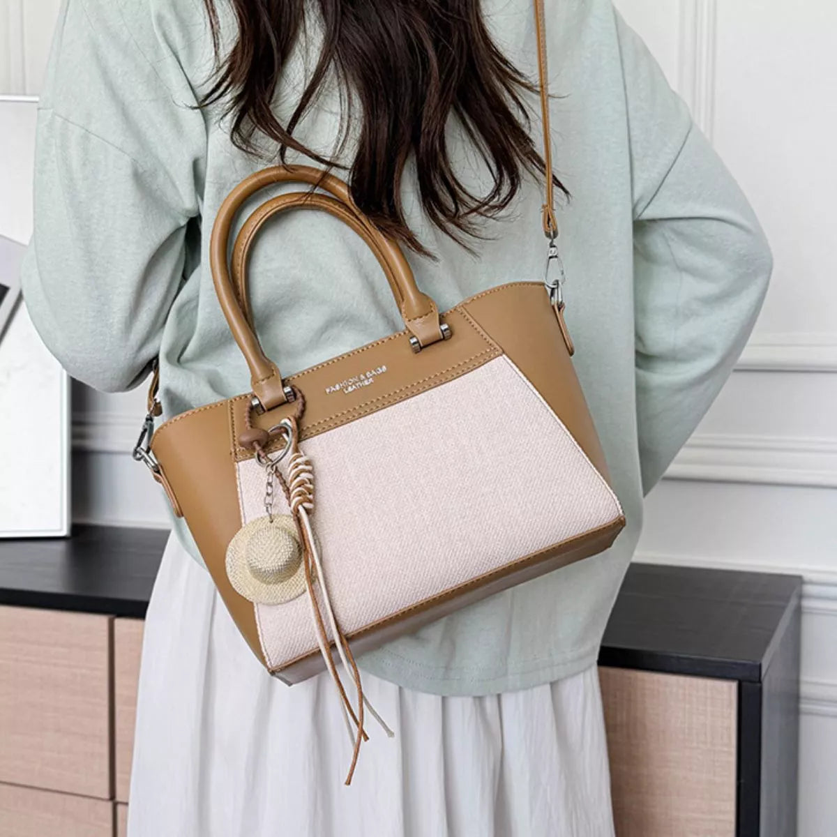 Top Handle Crossbody Bag