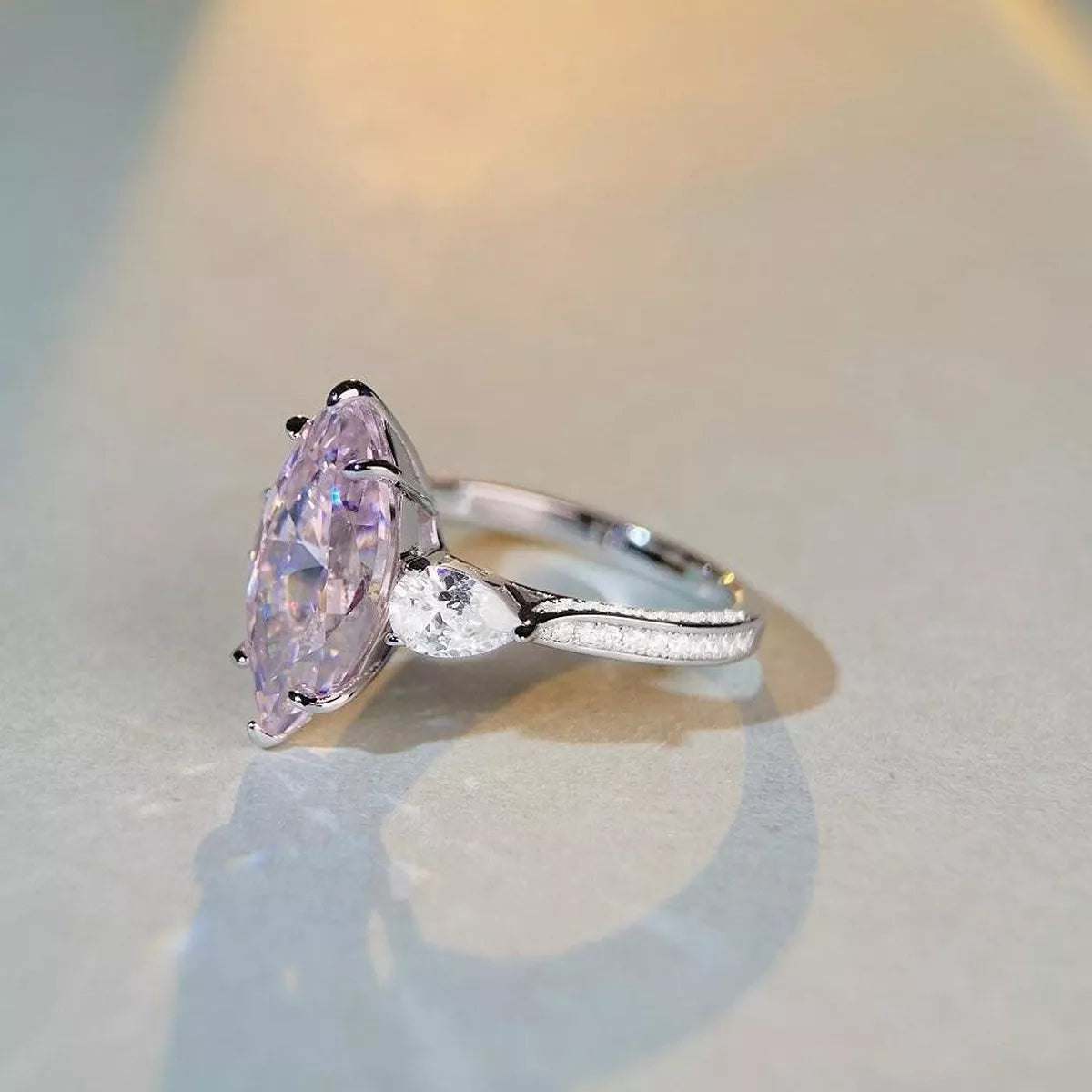 925 Sterling Silver Geometric Ring - Lilixa.store