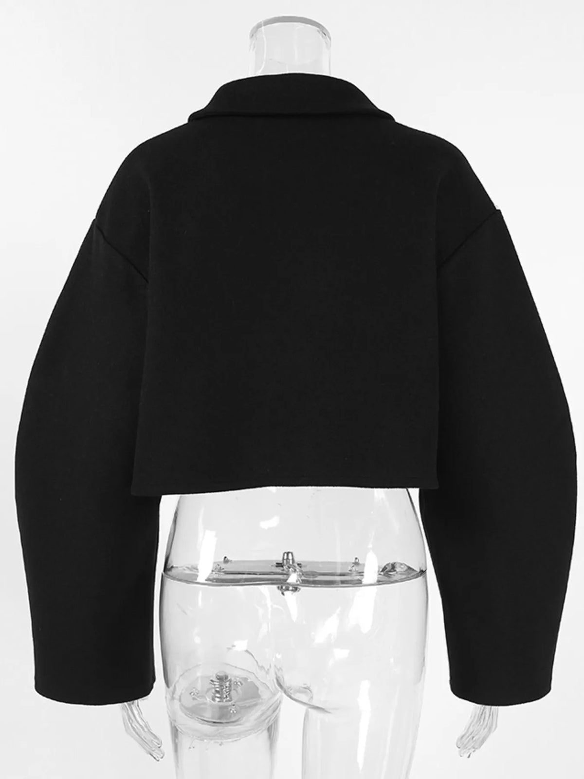 Zip Up Cropped Jacket