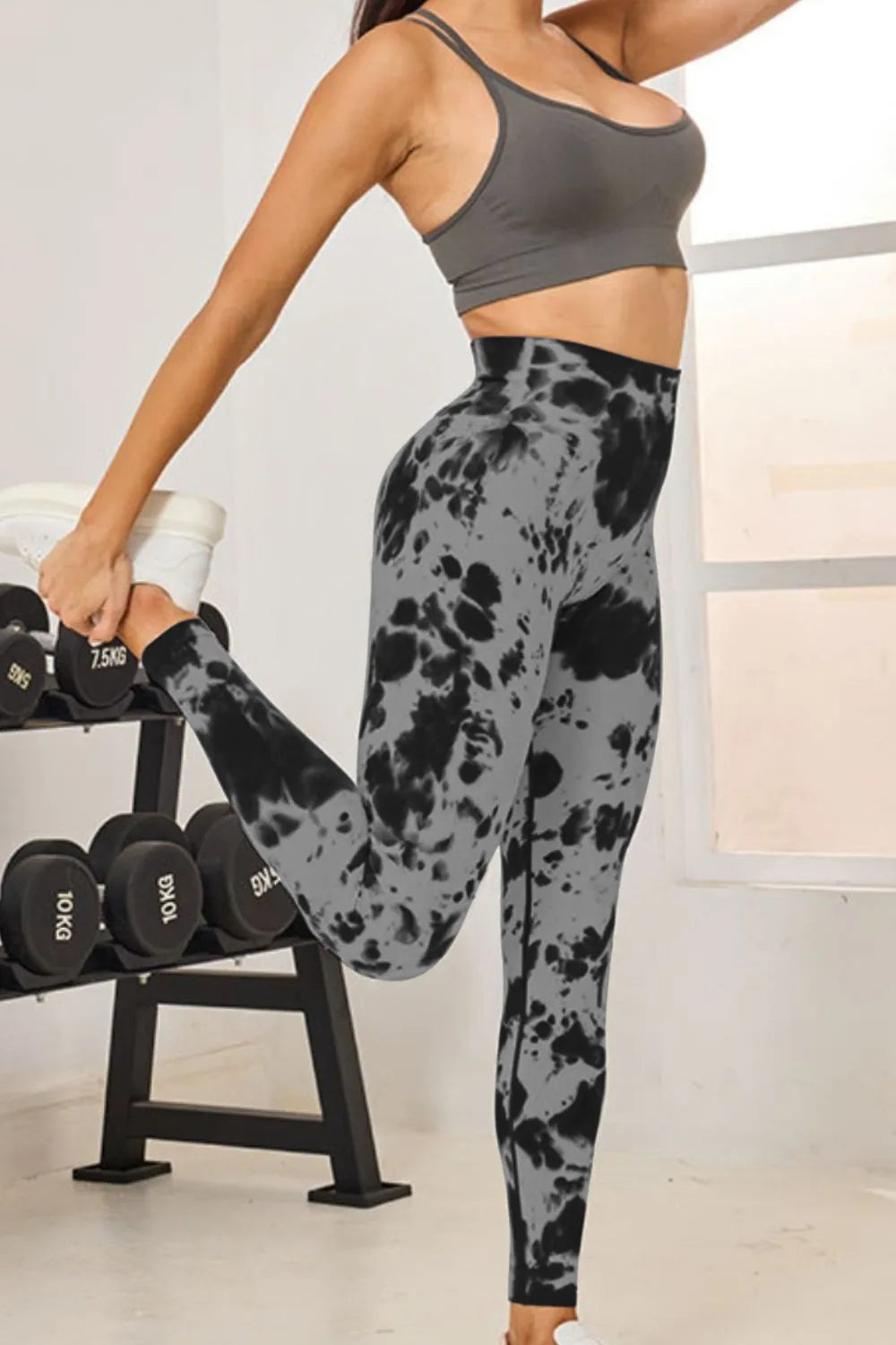 Tie-Dye High Waist Active Leggings - Lilixa.store