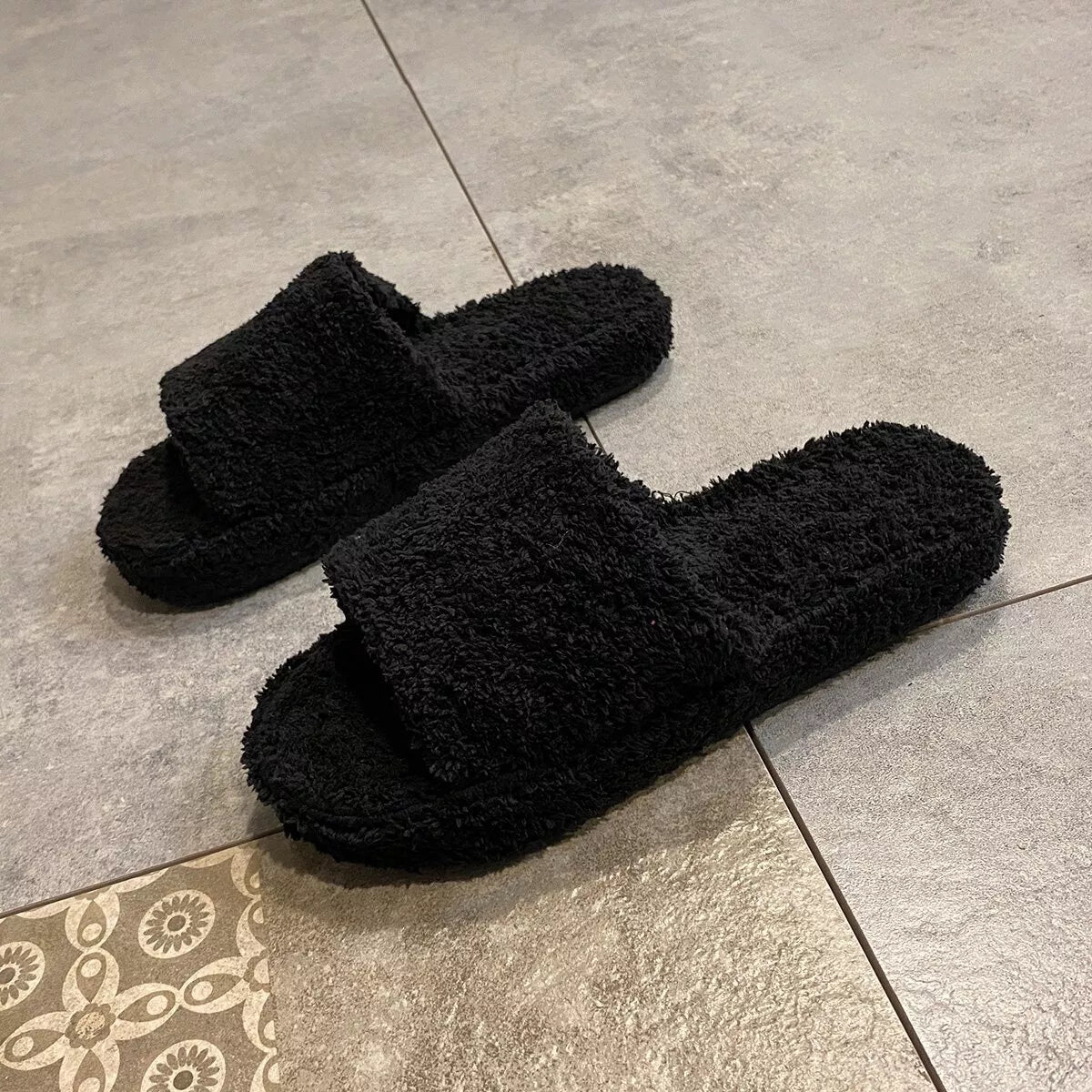 Open Toe Platform Slippers - Lilixa.store