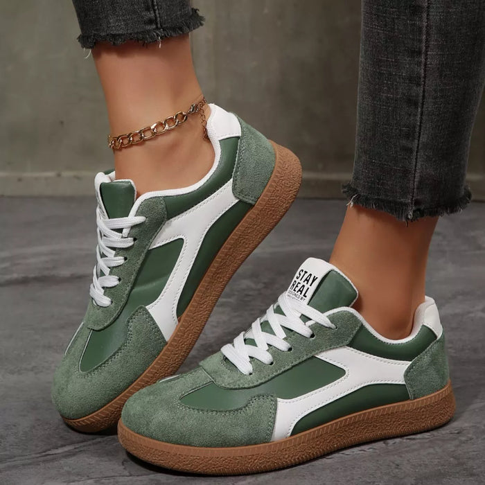 Round Toe Flats Sneakers - Lilixa.store