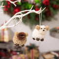 2-Piece Fuzzy Puppy Hanging Widget - Lilixa.store