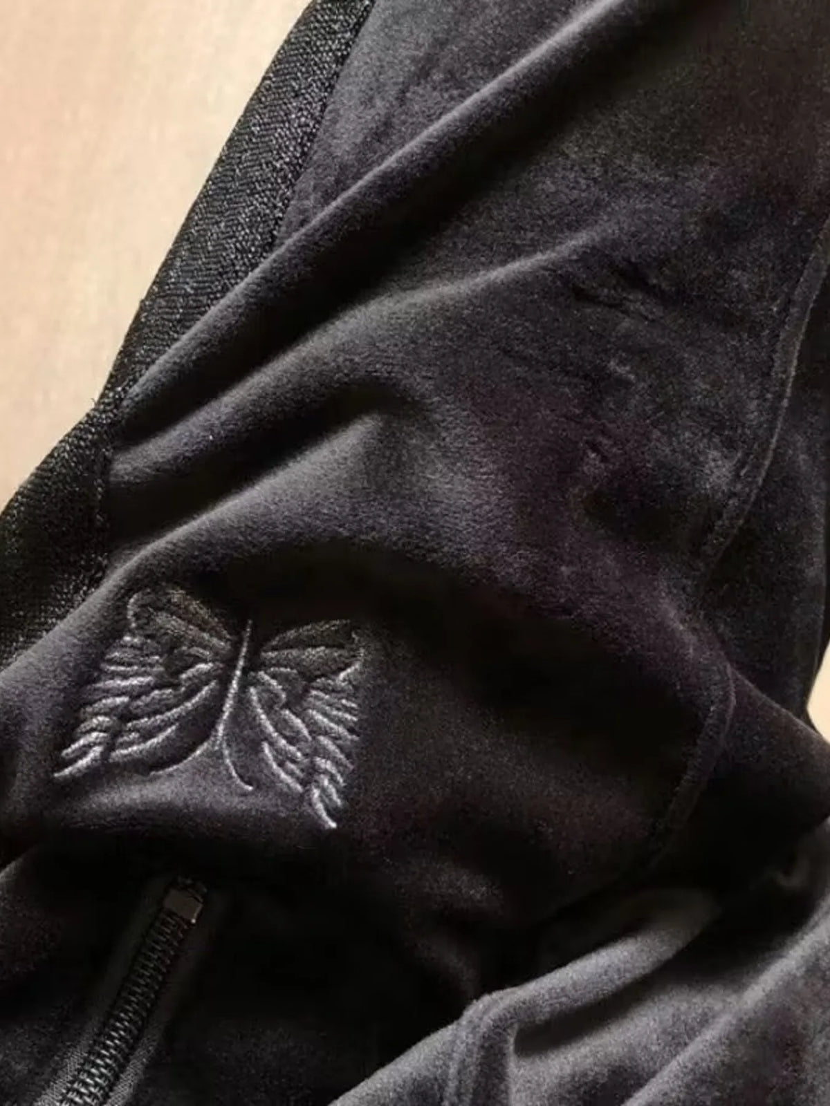 Men's Wide Leg Pants in Black, view 4