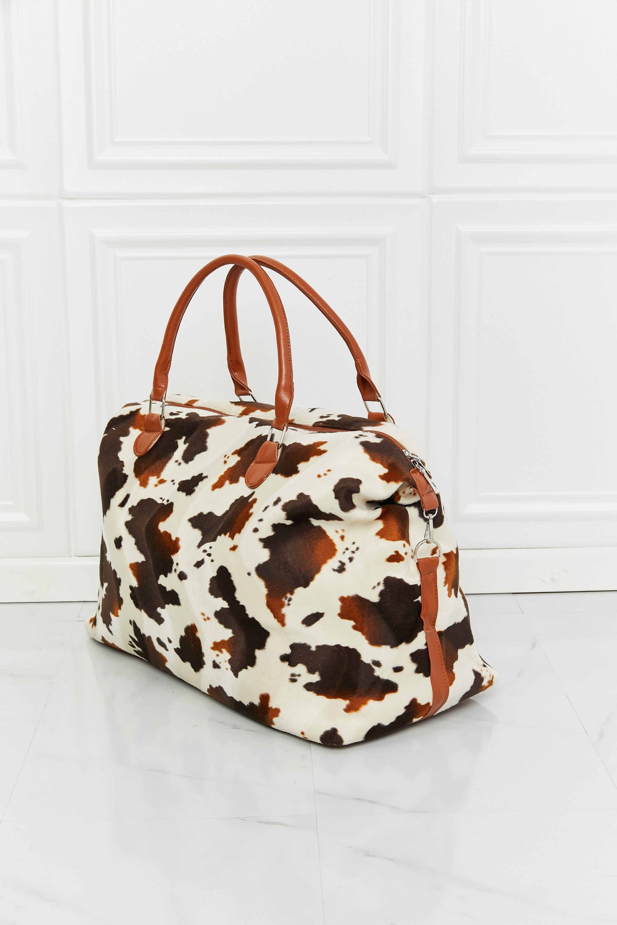 Animal Print Plush Weekender Bag - Lilixa.store