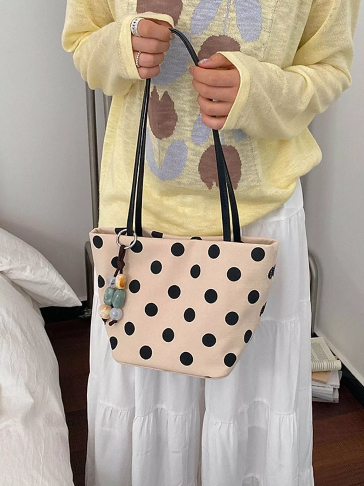 Polka Dot Shoulder Bag