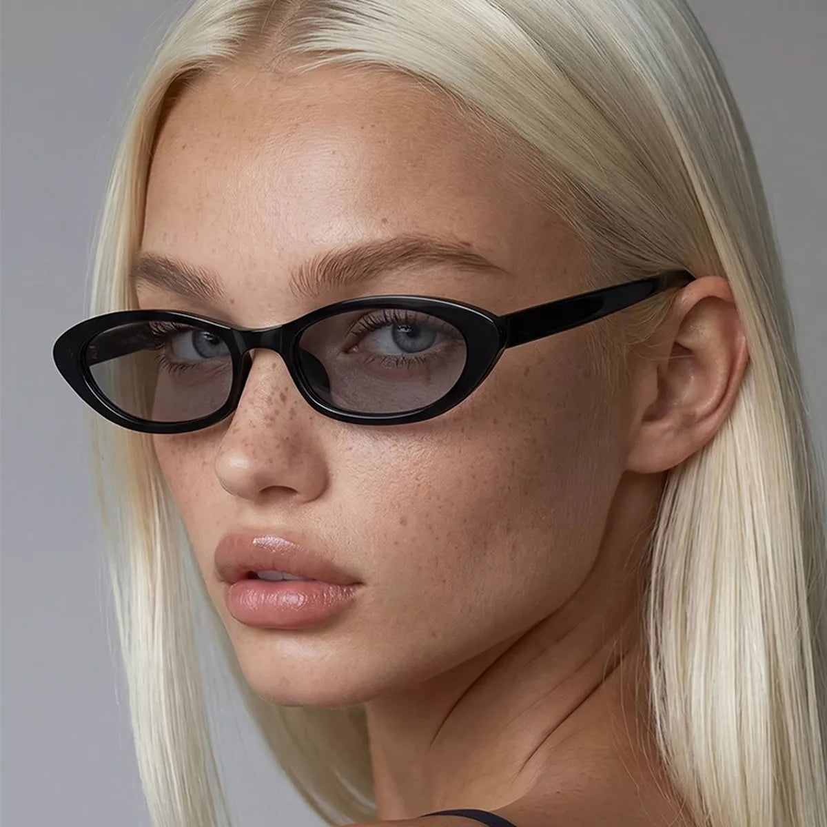 Vintage Oval Frame Sunglasses - Lilixa.store