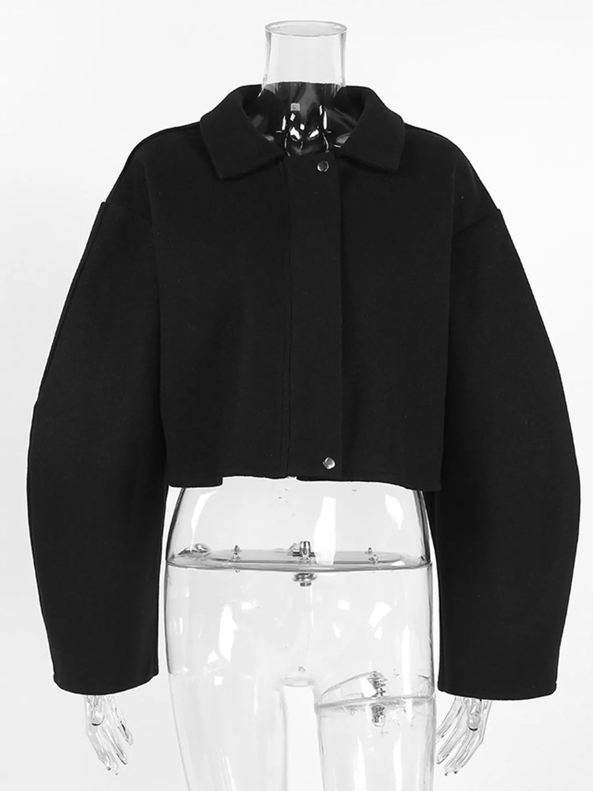 Zip Up Cropped Jacket