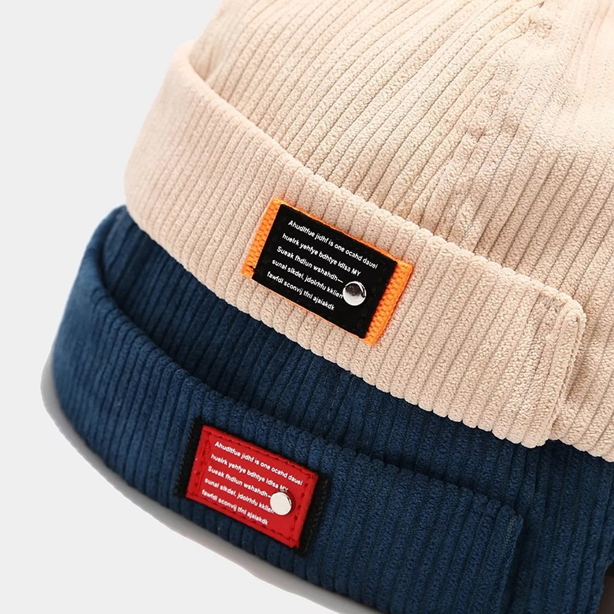Vintage Corduroy Brimless Hat - Lilixa.store