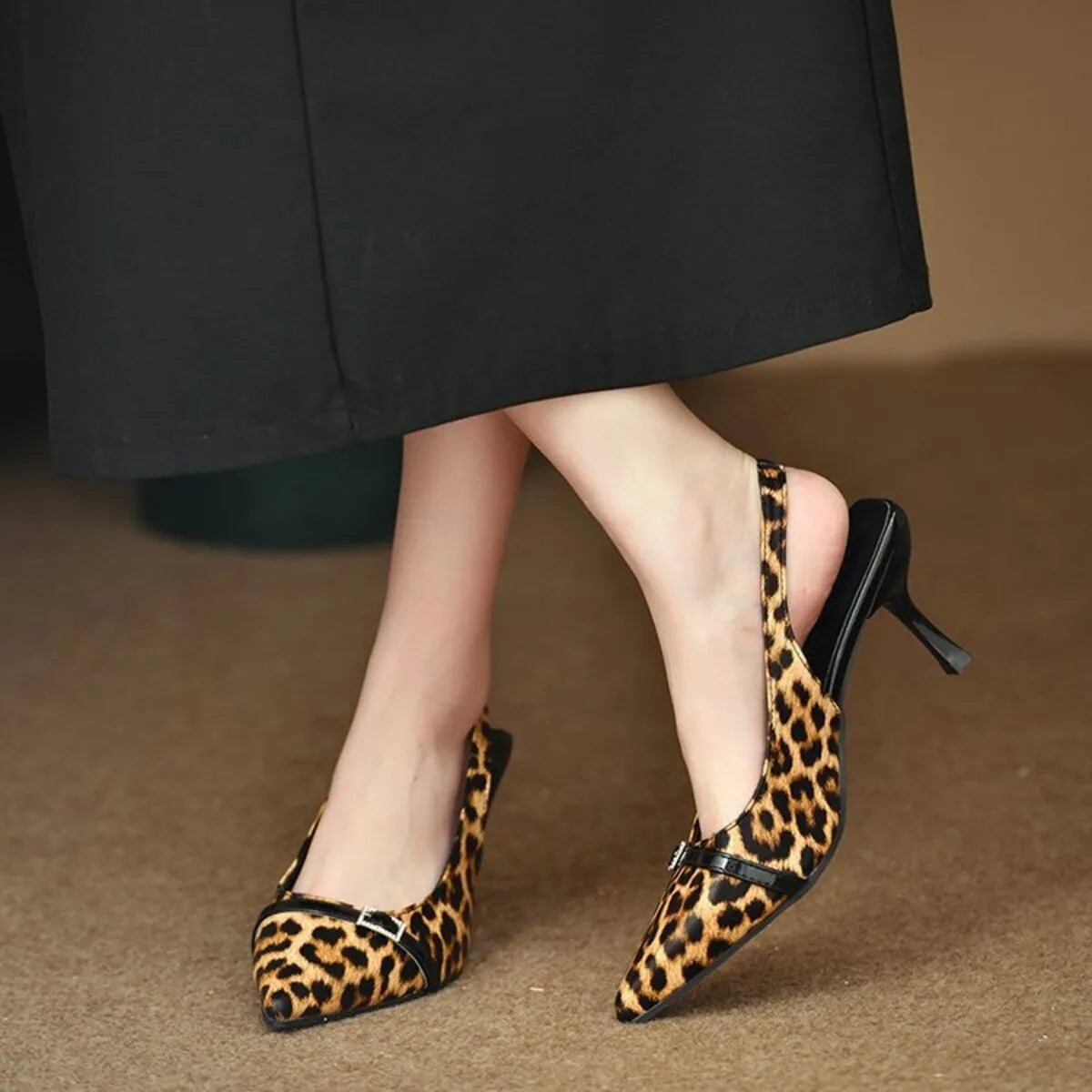 Pointed Toe Slingback Pumps - Lilixa.store