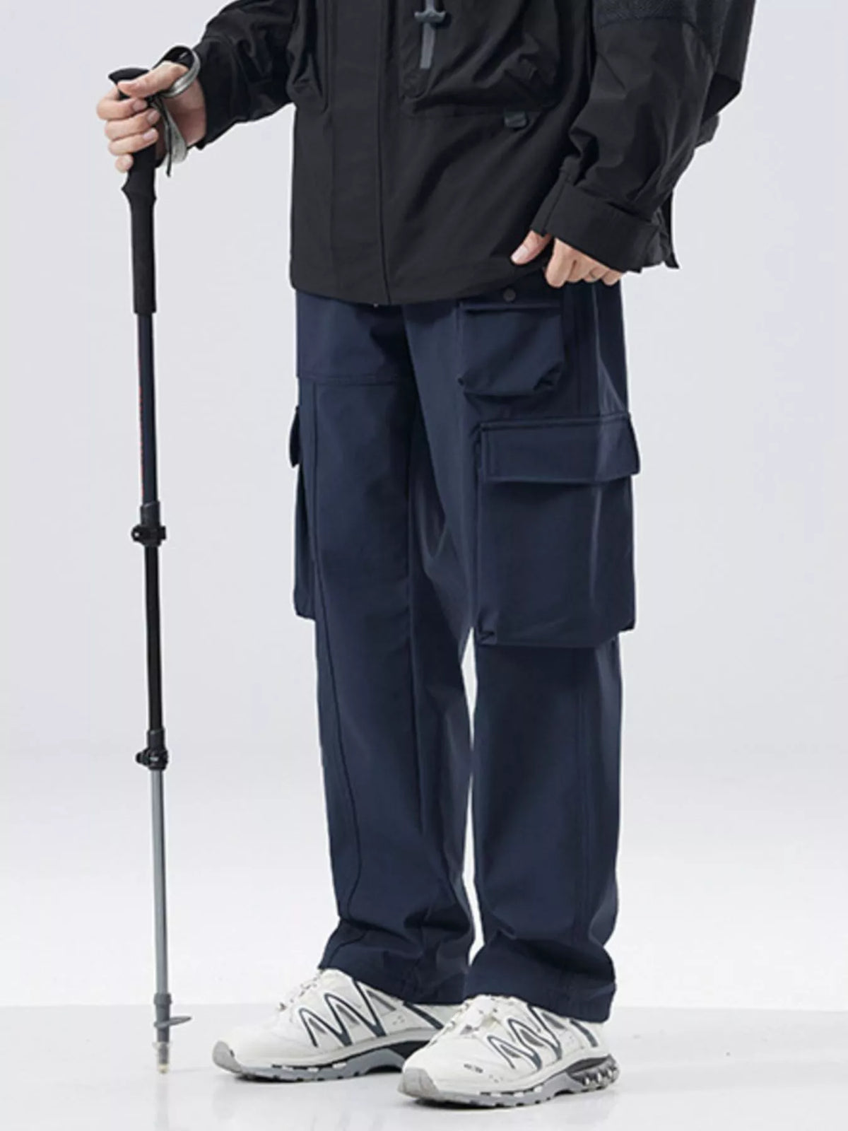 Men's Full Size Drawstring Wide Leg Pants Plus Size, view 6