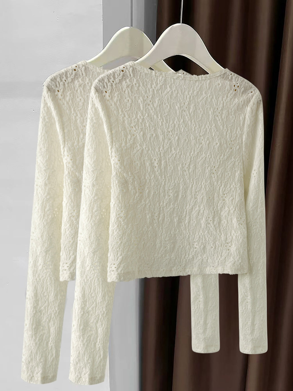 Lace Lightweight Button Up Cardigan - Lilixa.store