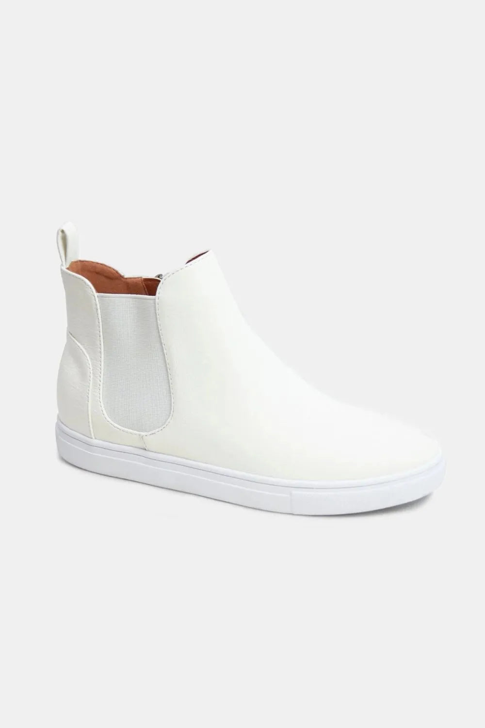 Beast Fashion Faux Suede Elastic Side Panel Sneakers - Lilixa.store