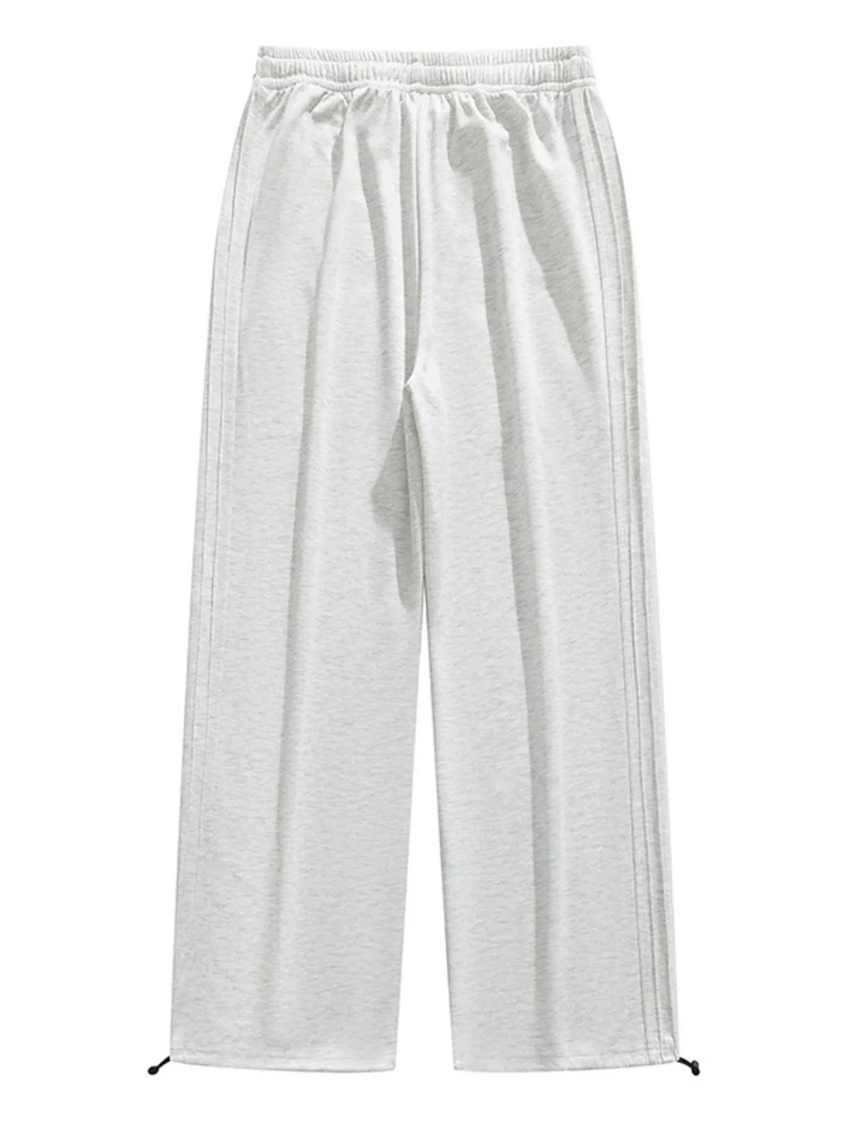 Men's Plus Size Casual Loose-Fit Drawstring Wide Leg Pants