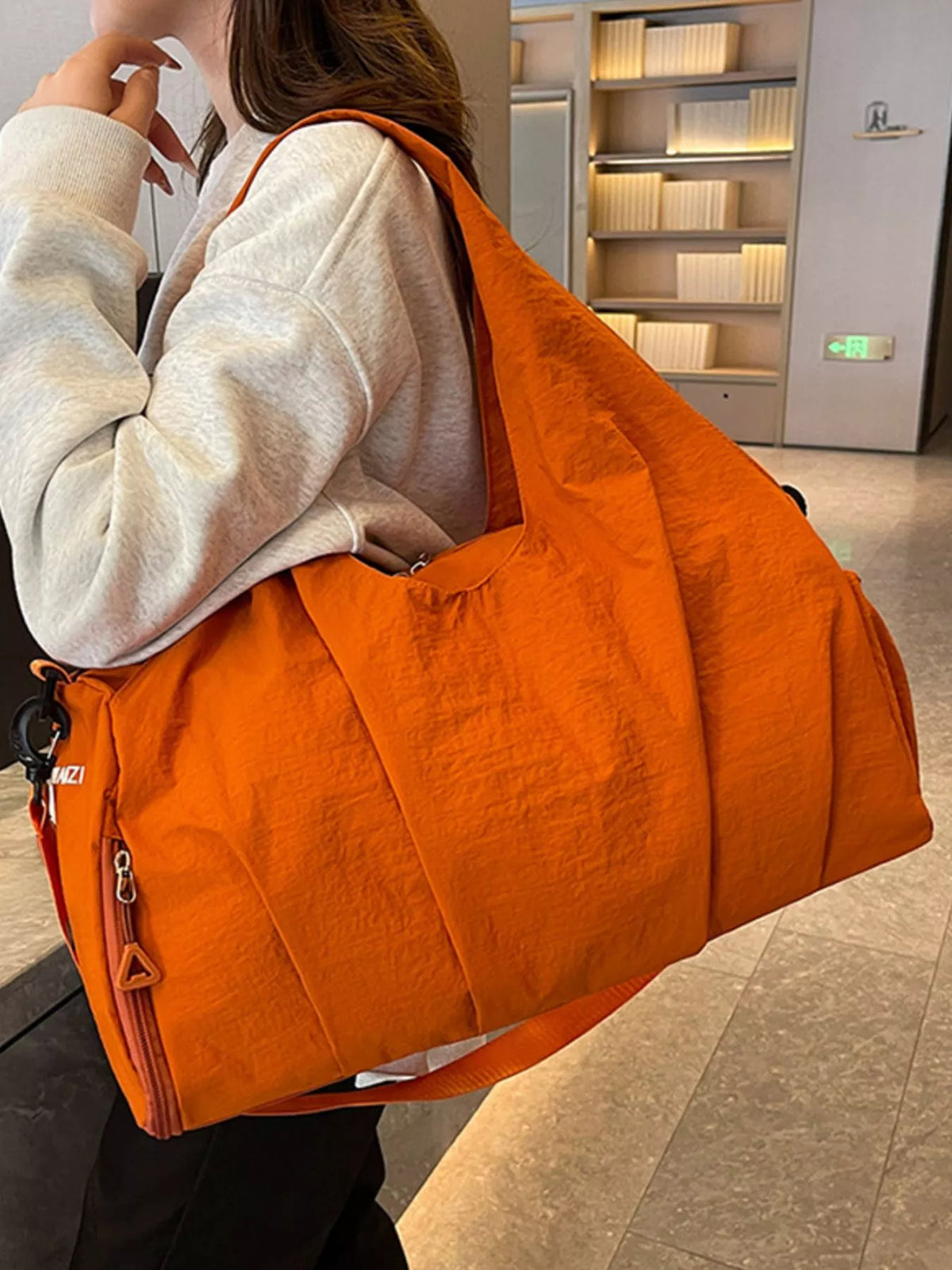 Ruched Large Capacity Travel Bag - Lilixa.store