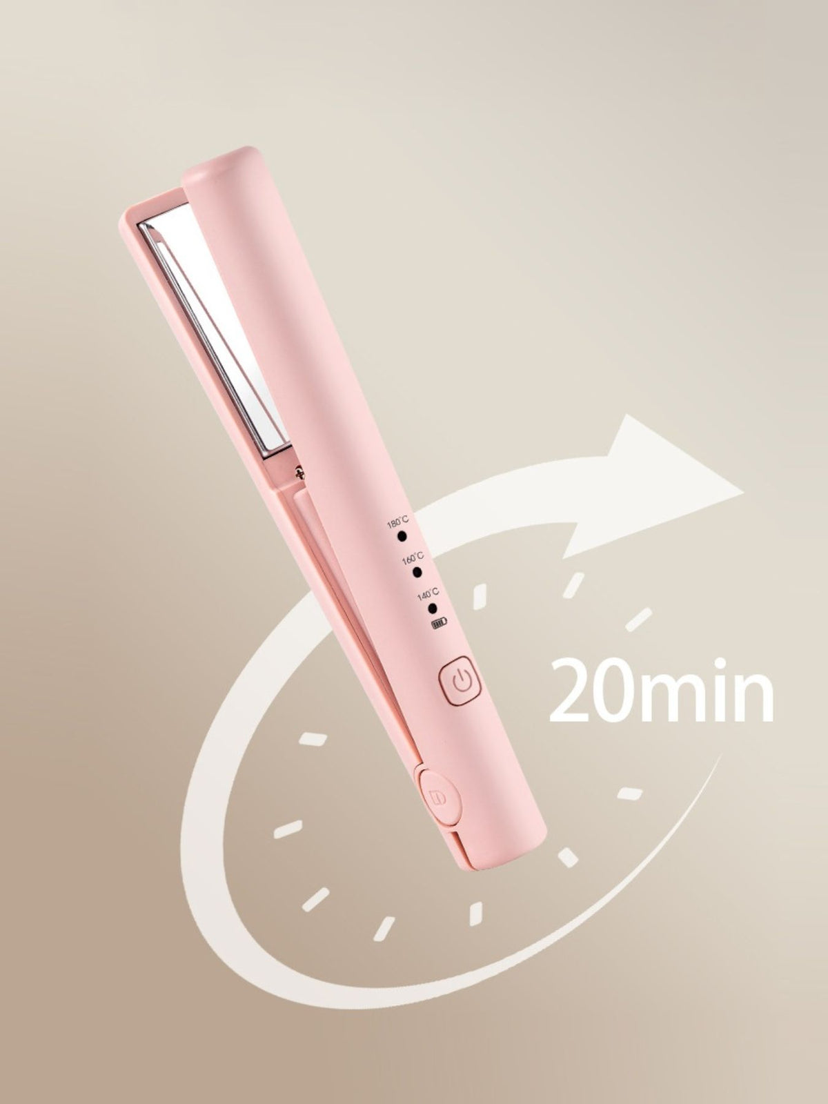 Cordless Rechargeable Mini Hair Straightener - Lilixa.store