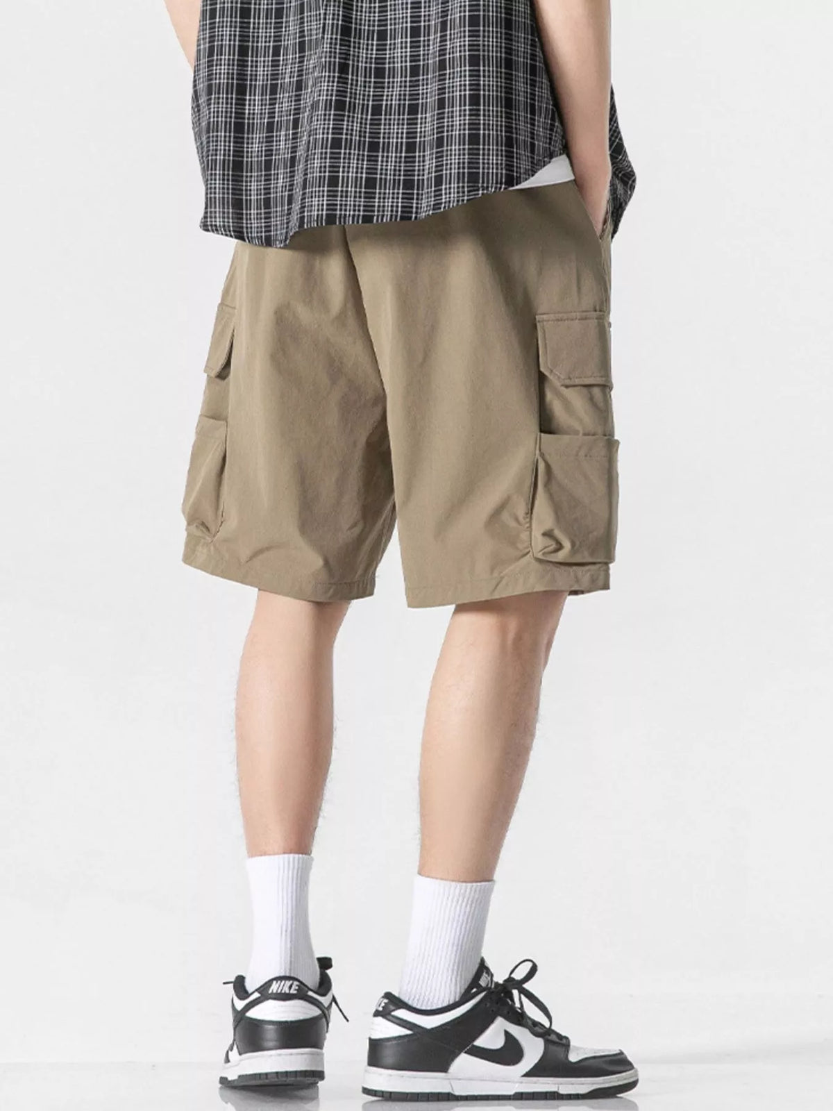 Men's Plus Size Loose Fit Cargo Shorts, view 11