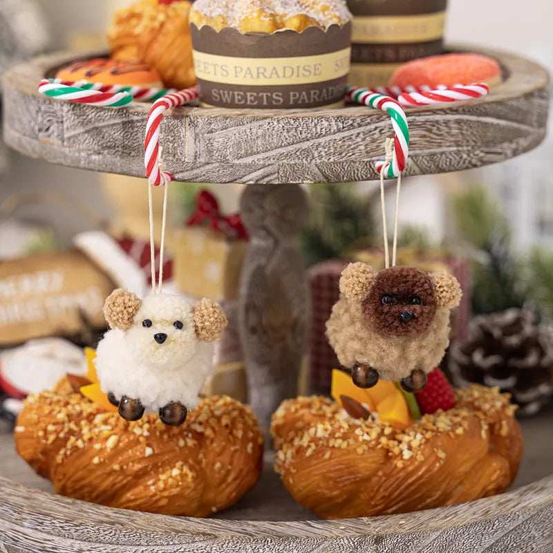 2-Piece Fuzzy Puppy Hanging Widget - Lilixa.store