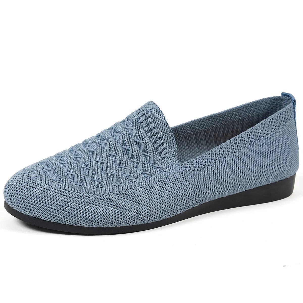 Breathable Knit Slip-On Loafers, view 8