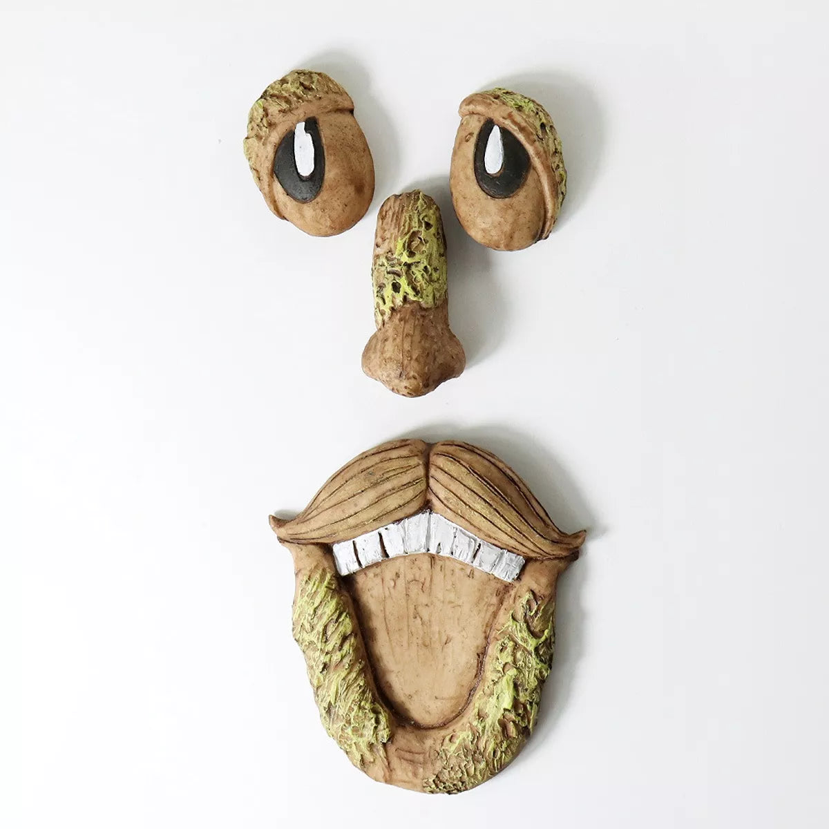 Tree Face Decorative Object with Realistic Wood Texture - Lilixa.store