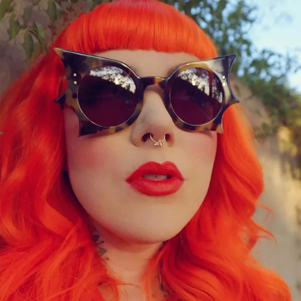 Bat-Wing Shaped Gothic Sunglasses - Lilixa.store