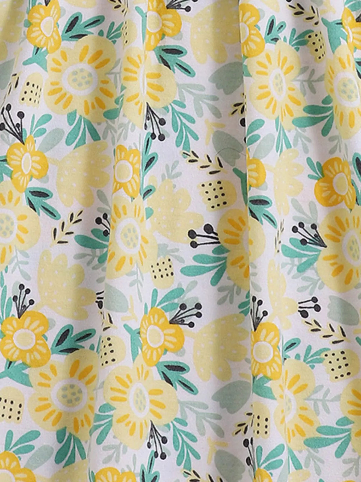 Children's Floral Print Spaghetti Strap Dress - Lilixa.store