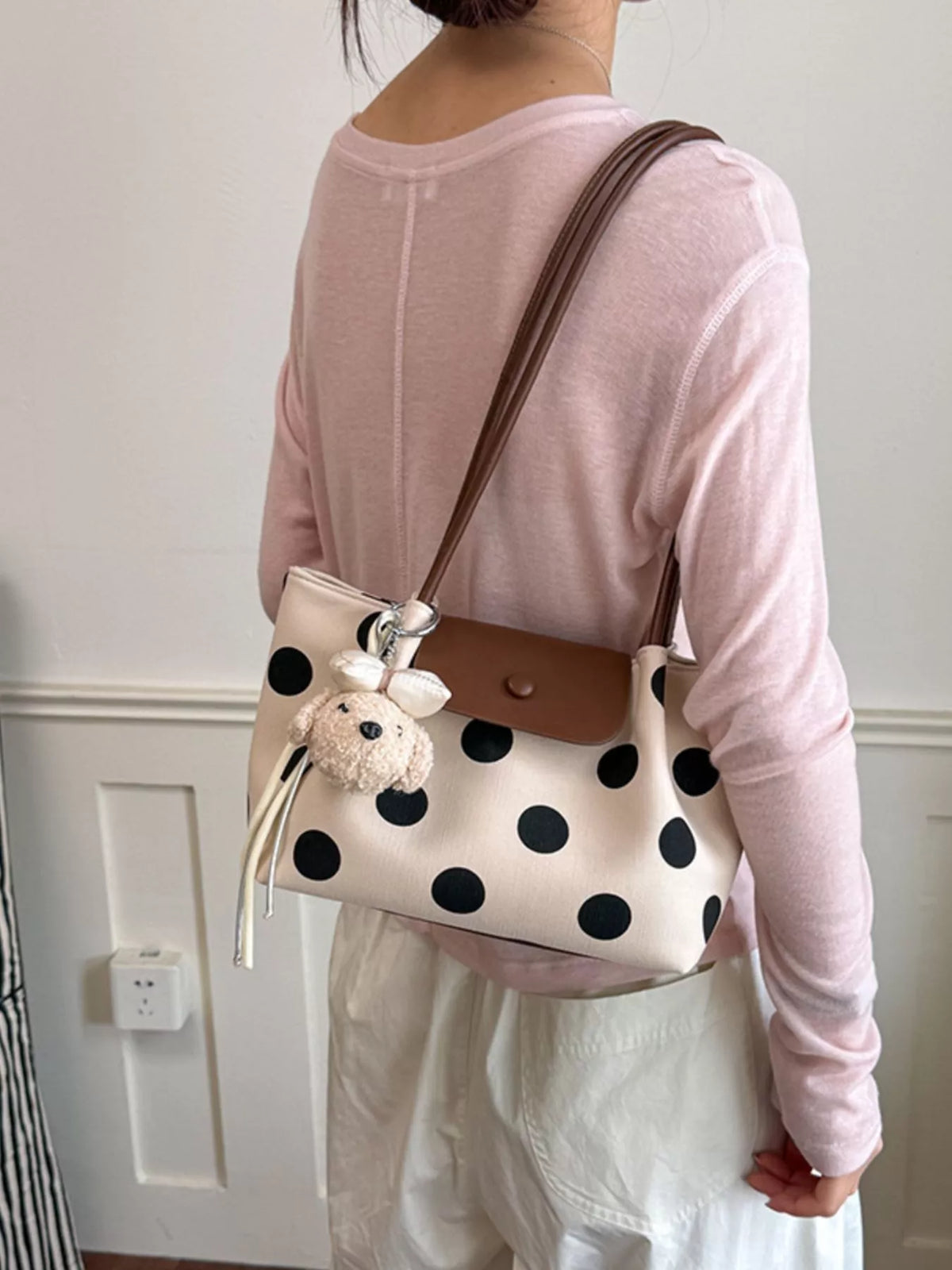 Polka Dot Shoulder Bag - Lilixa.store
