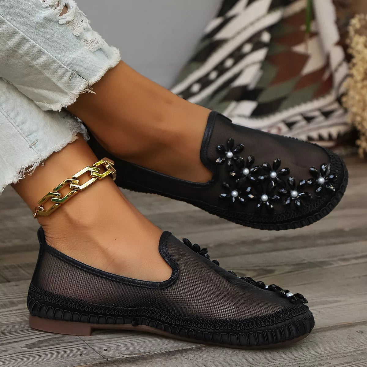 Round Toe Slip-Ons - Lilixa.store