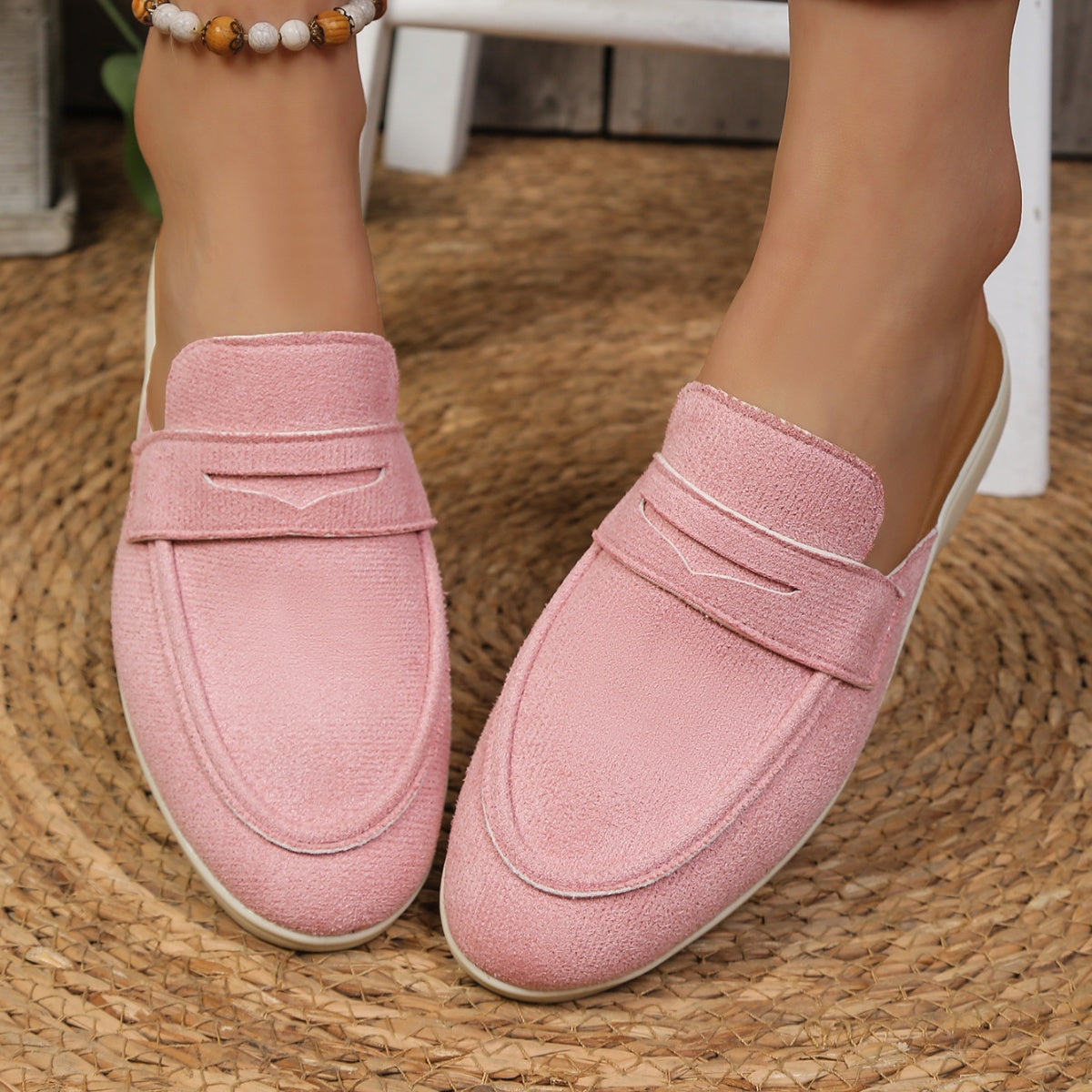 Round Toe Slip-Ons, view 12
